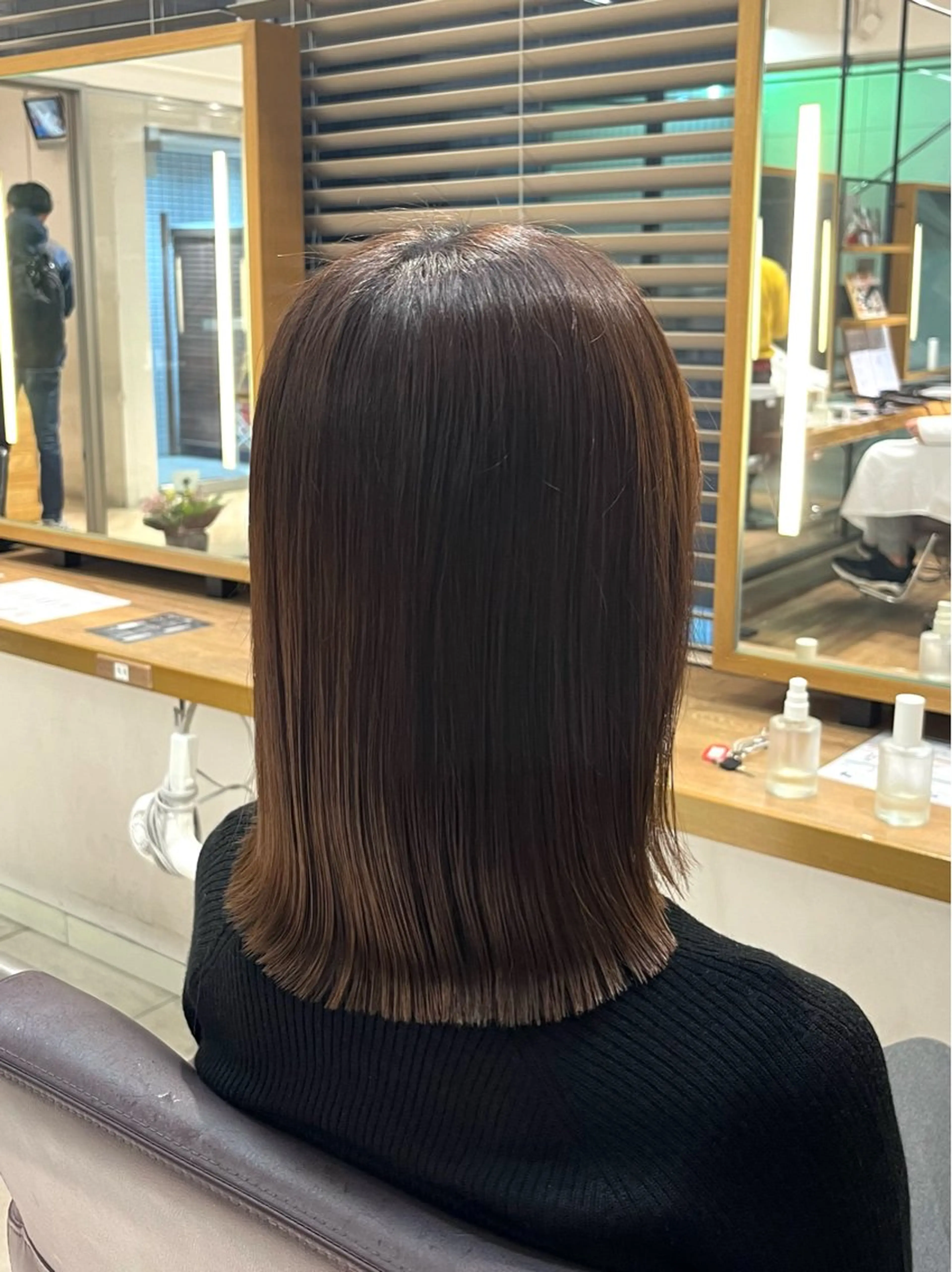 ミディアム カット cheri ／akaneのヘアスタイル