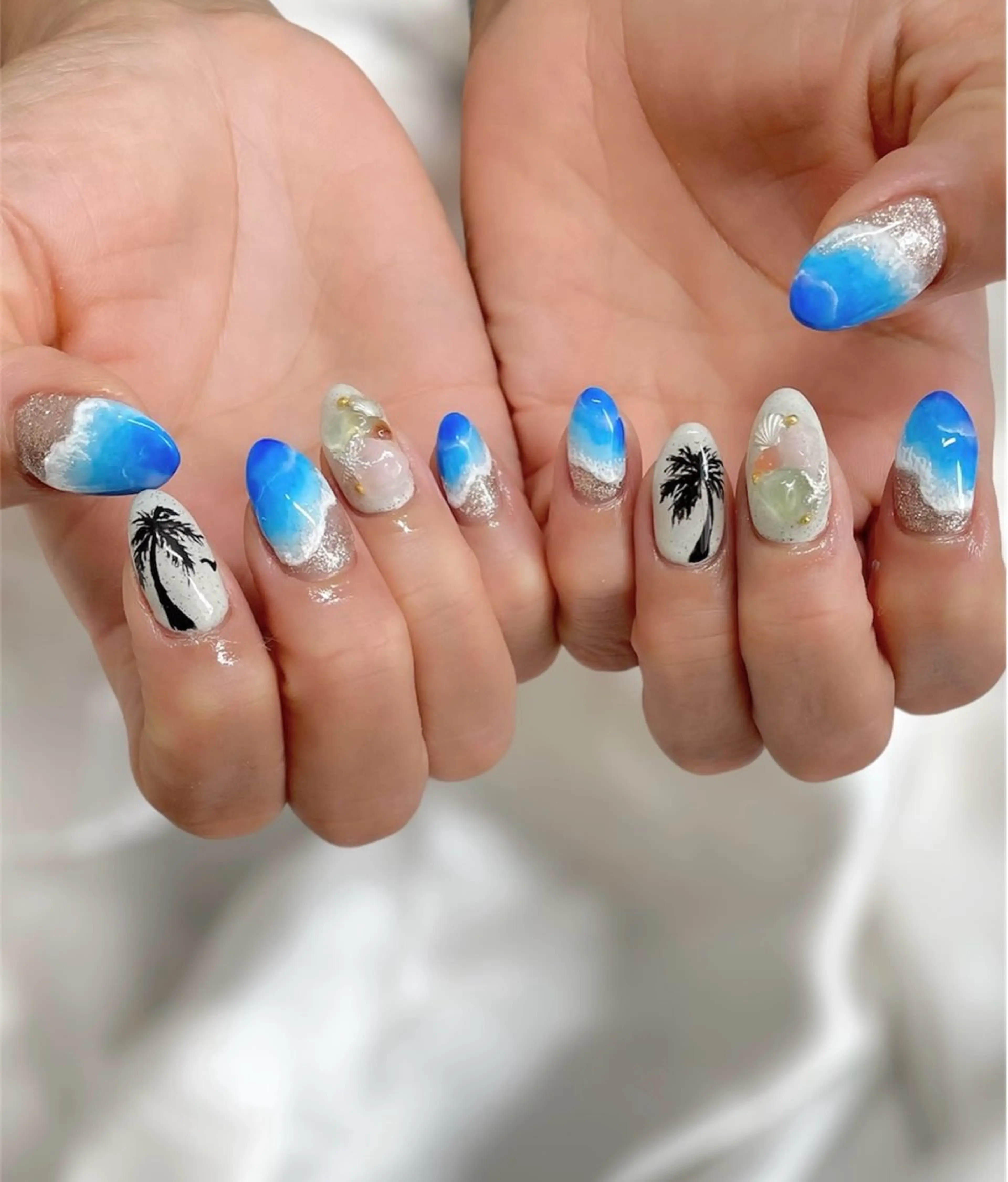 ネイル ハンドネイル 北巽駅Nail muu...🫧🧸のネイルデザイン