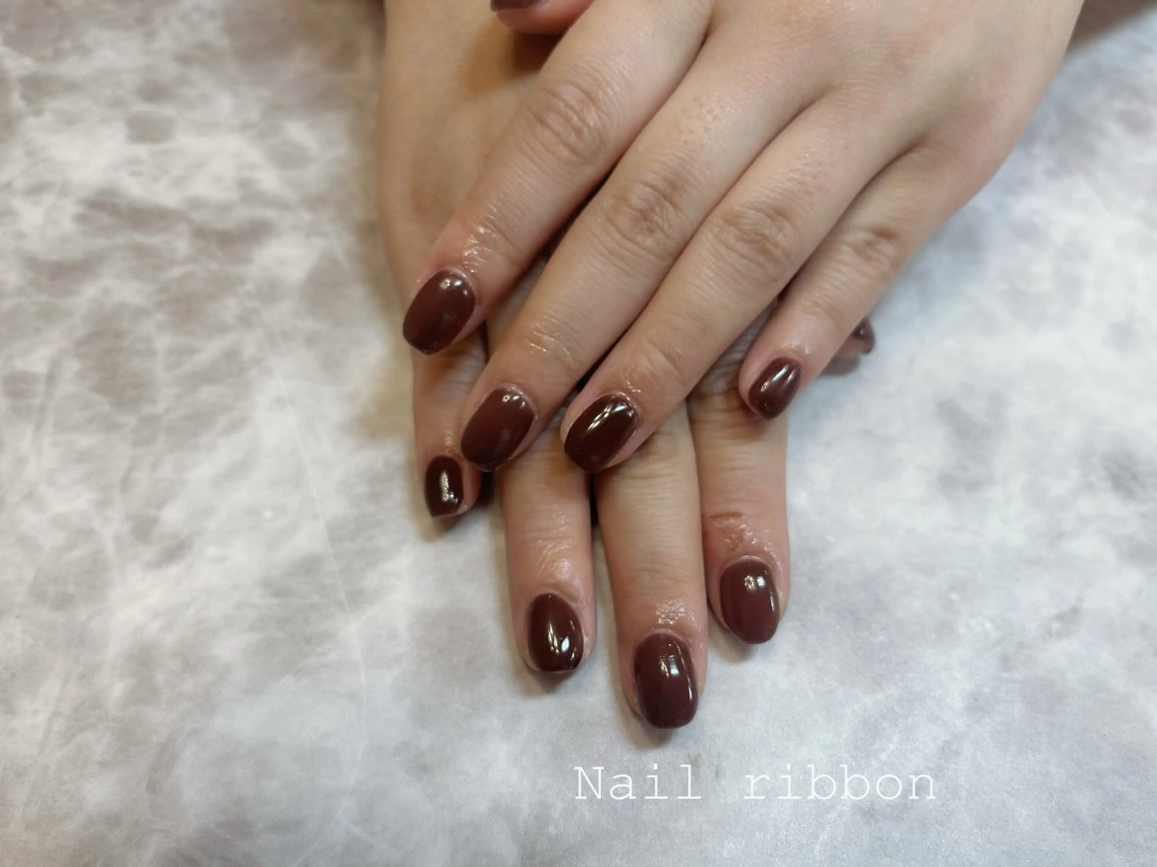 ネイル ネイルリボン 笠井のネイルデザイン