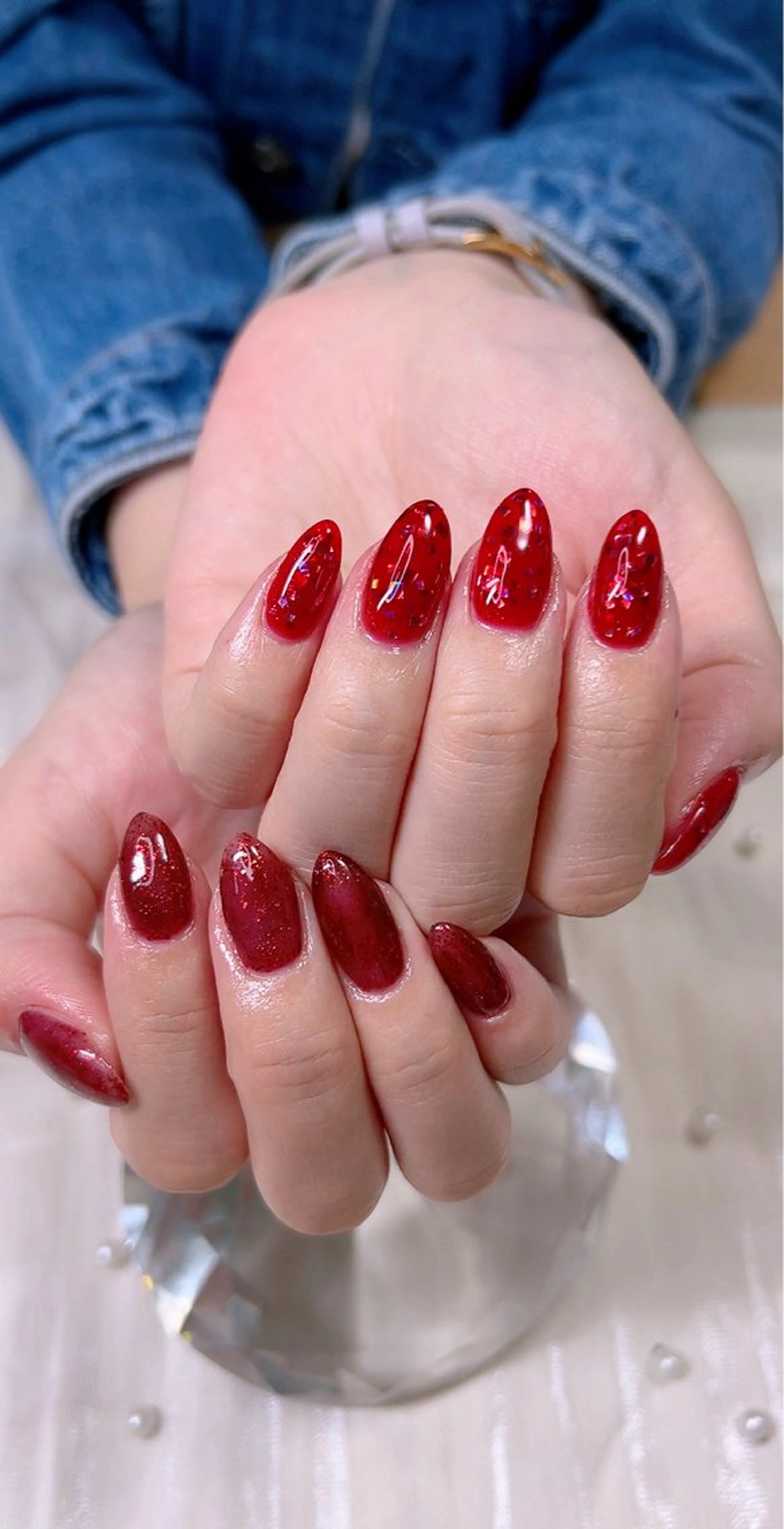 ネイル べっ甲ネイル オフィスネイル シンプルネイル Cute Tips nailのネイルデザイン