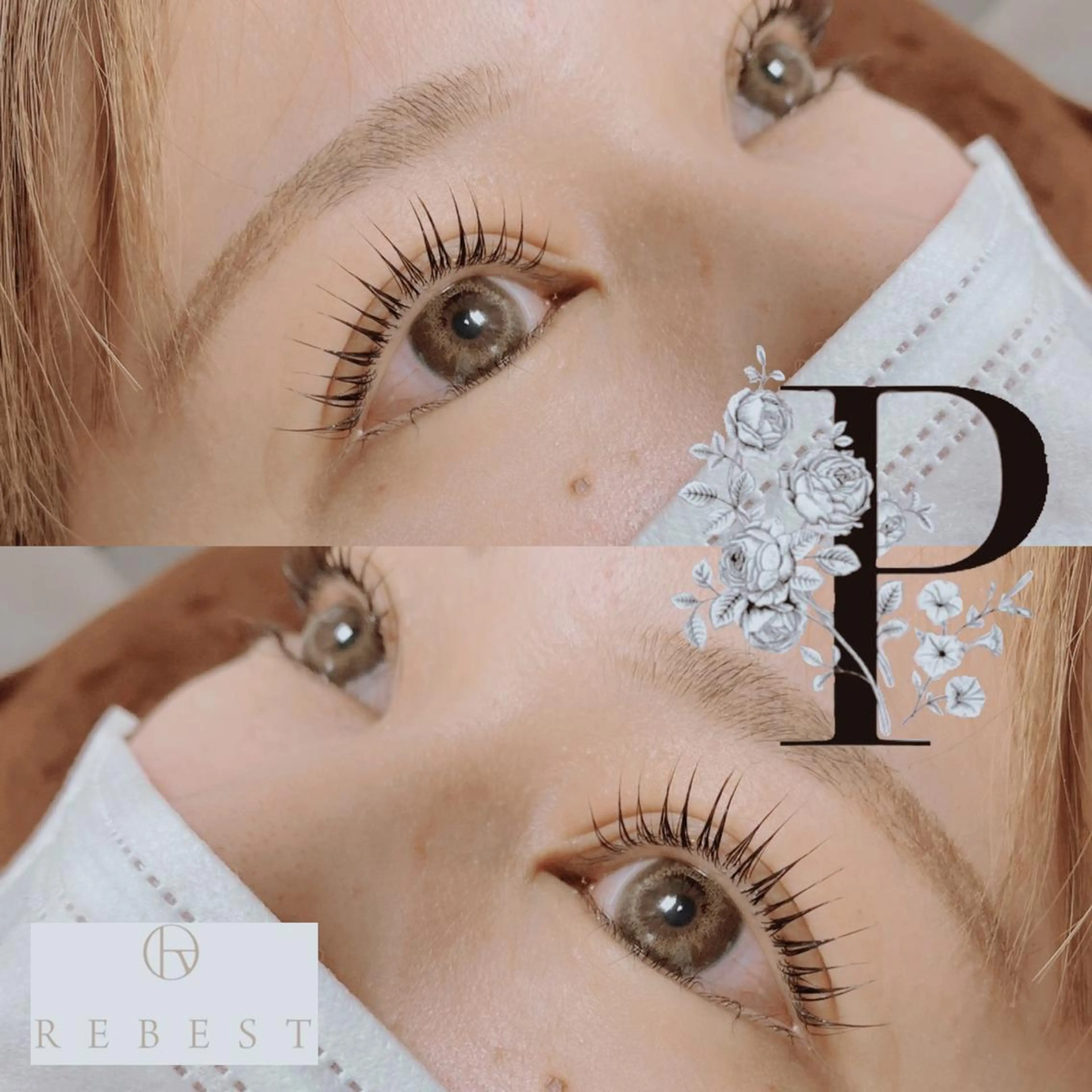 マツエク・マツパ パリジェンヌラッシュリフト 👁️REBEST 🎀YUZUKI🎀のマツエク・マツパデザイン