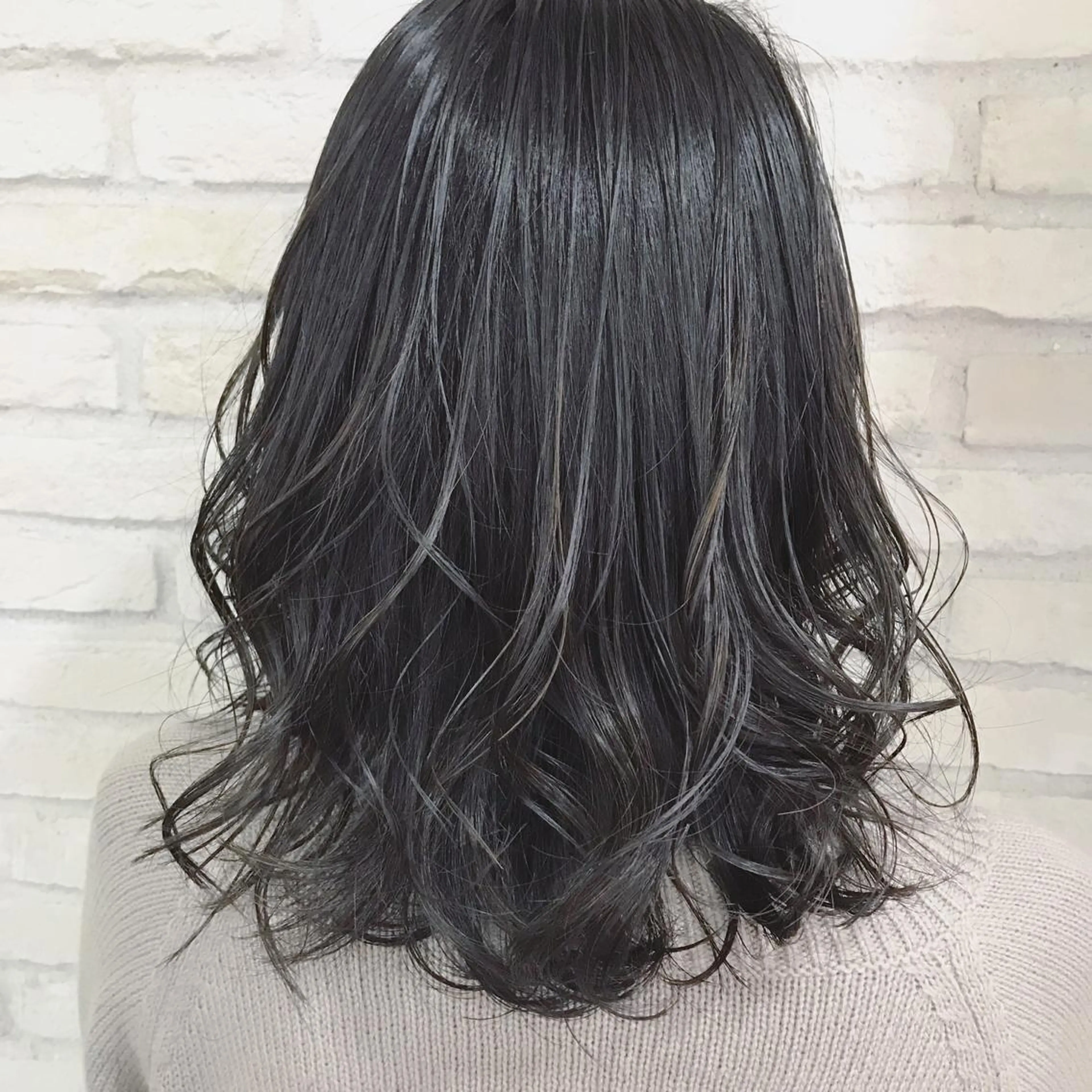 ミディアム カラー ハイライトカラー ハイライト 横浜🍒カット エクステ／RIEのヘアスタイル