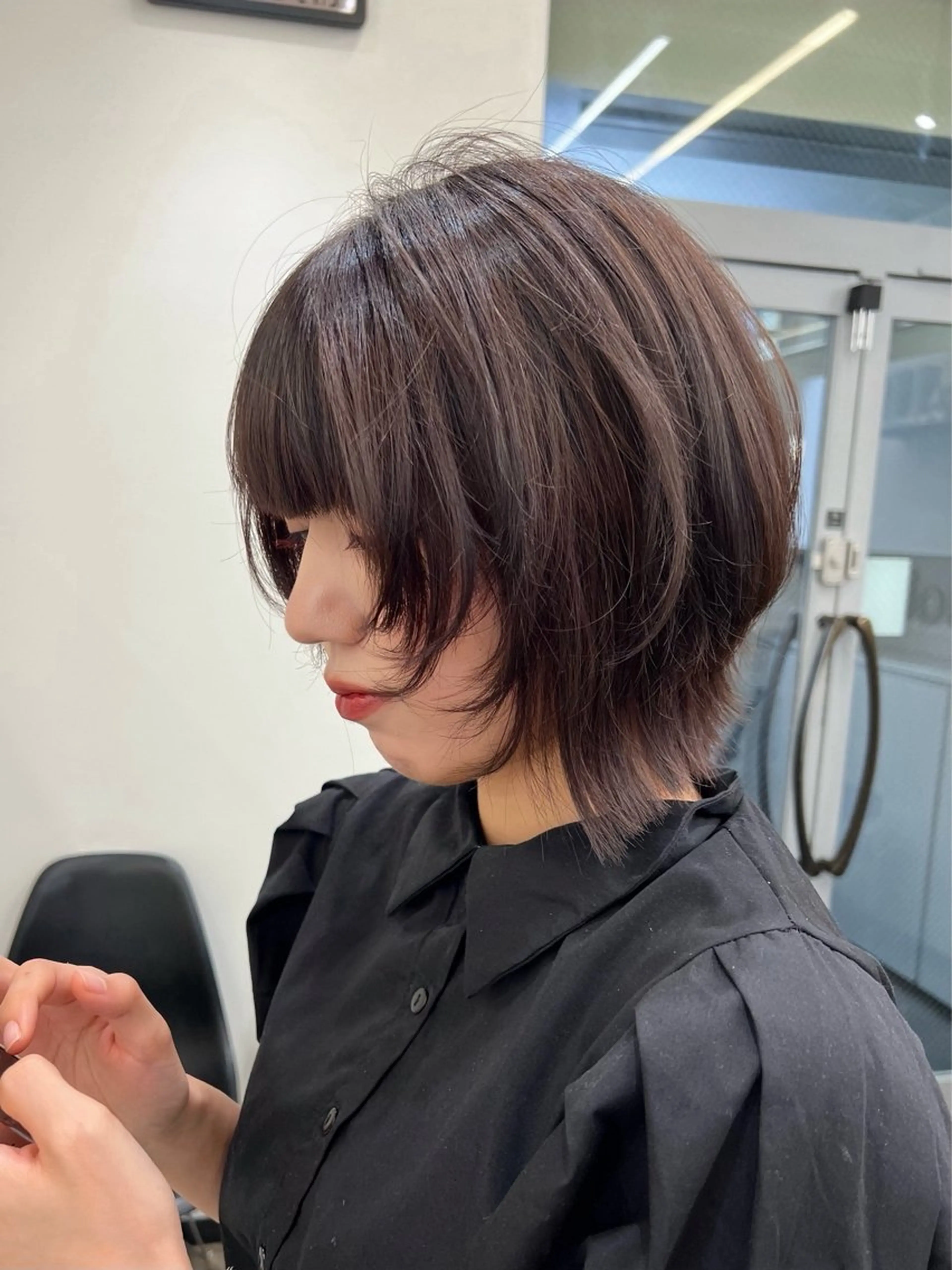 ショート カラー カット ヘアカラー ショートボブ/縮毛 矯正ハイトーン/増田のヘアスタイル