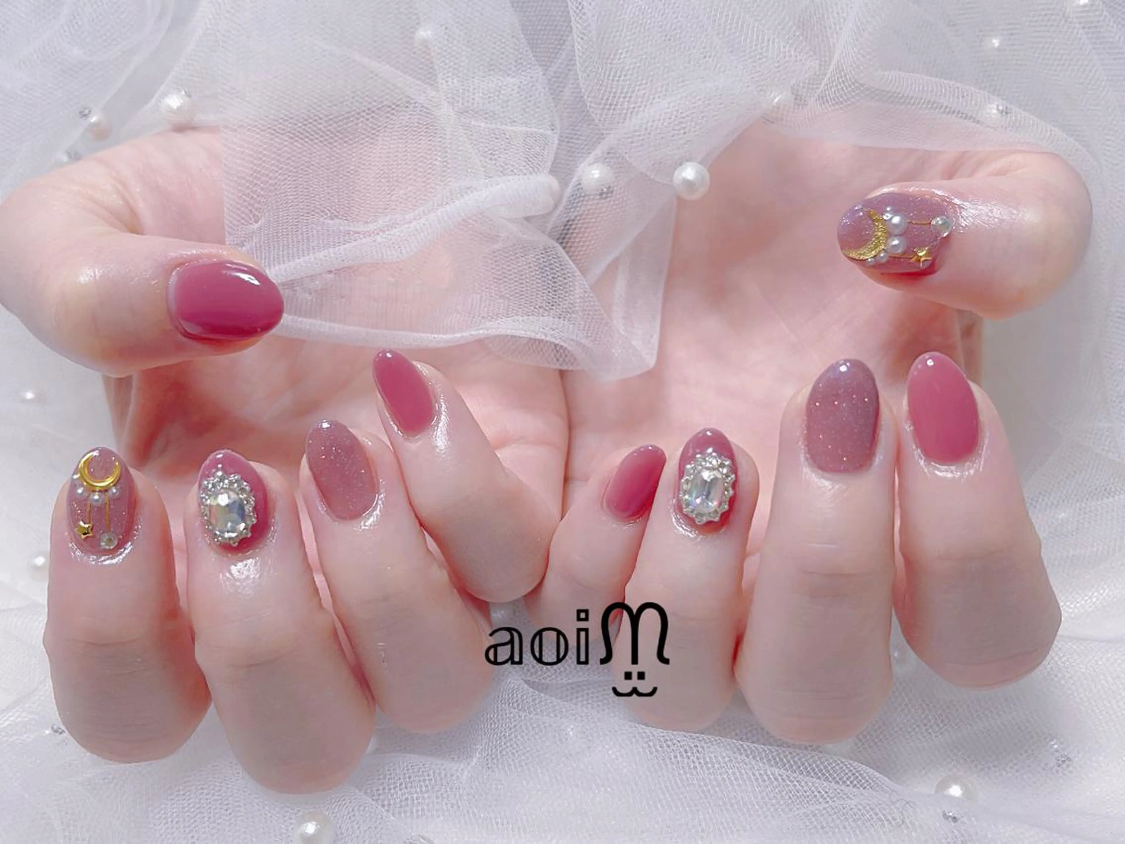 ネイル 葵うさぎ所属・葵うさぎ AIのネイルデザイン