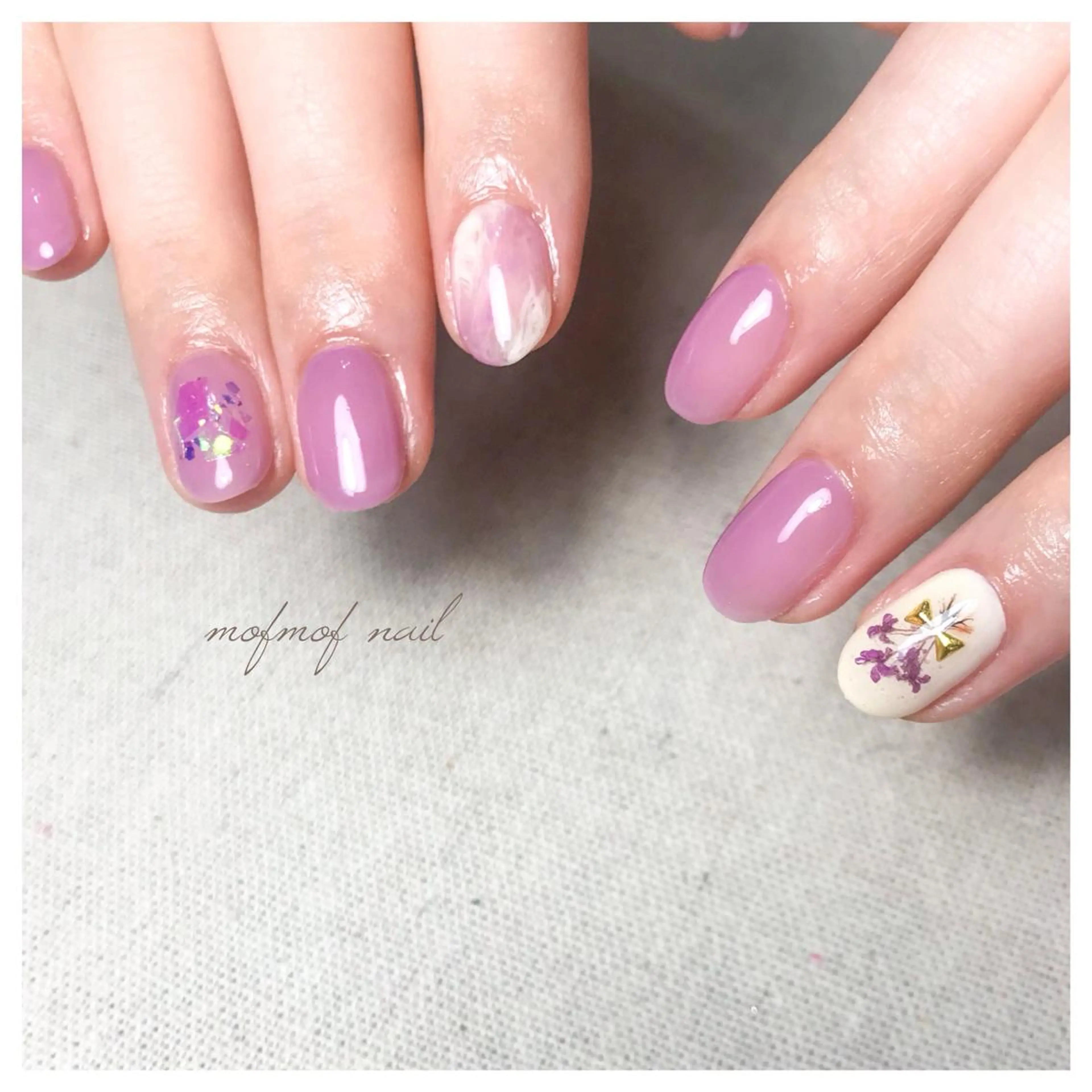 ネイル mofmofnail 🌿shimizuのネイルデザイン