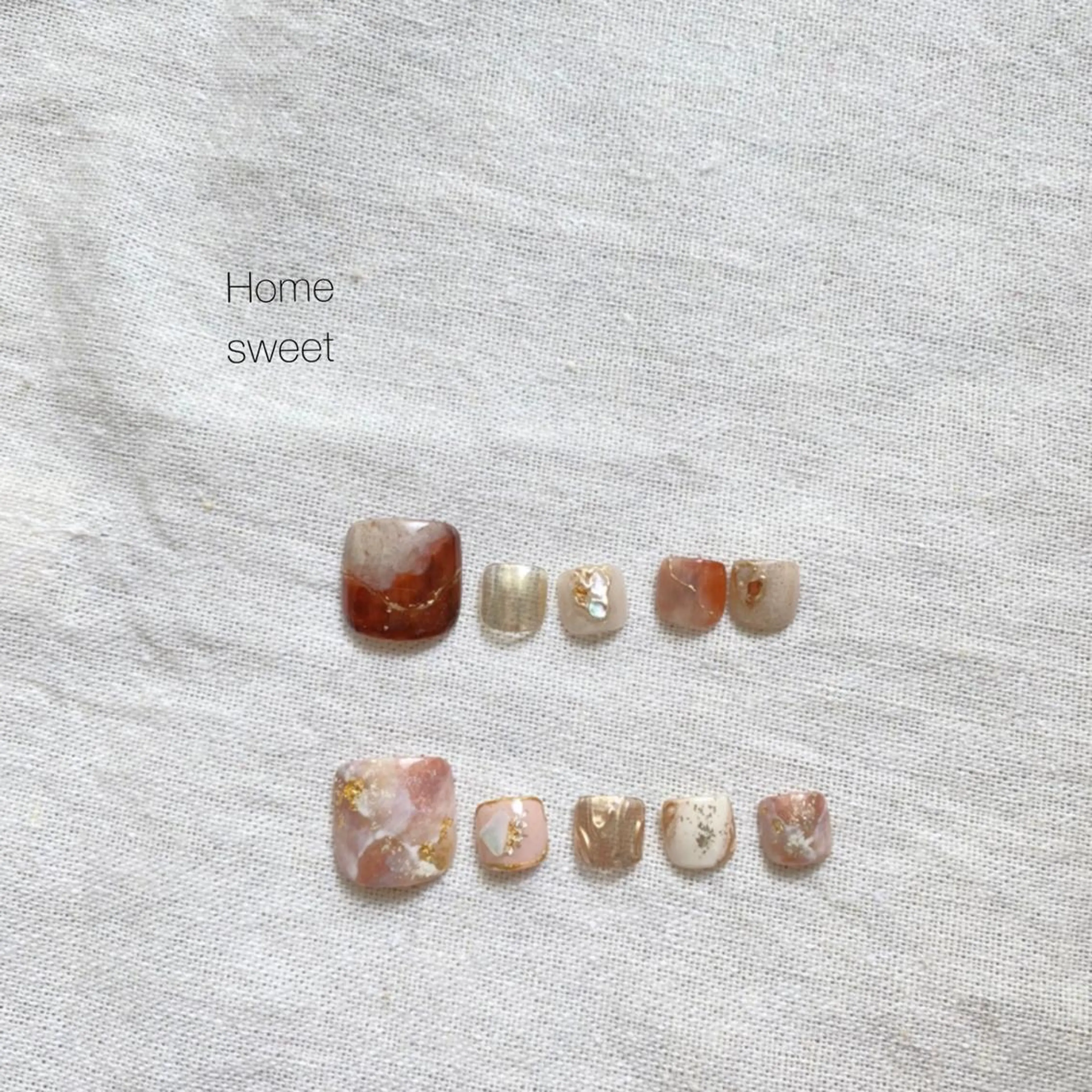 ネイル フットネイル ショートネイル. Home sweetのネイルデザイン