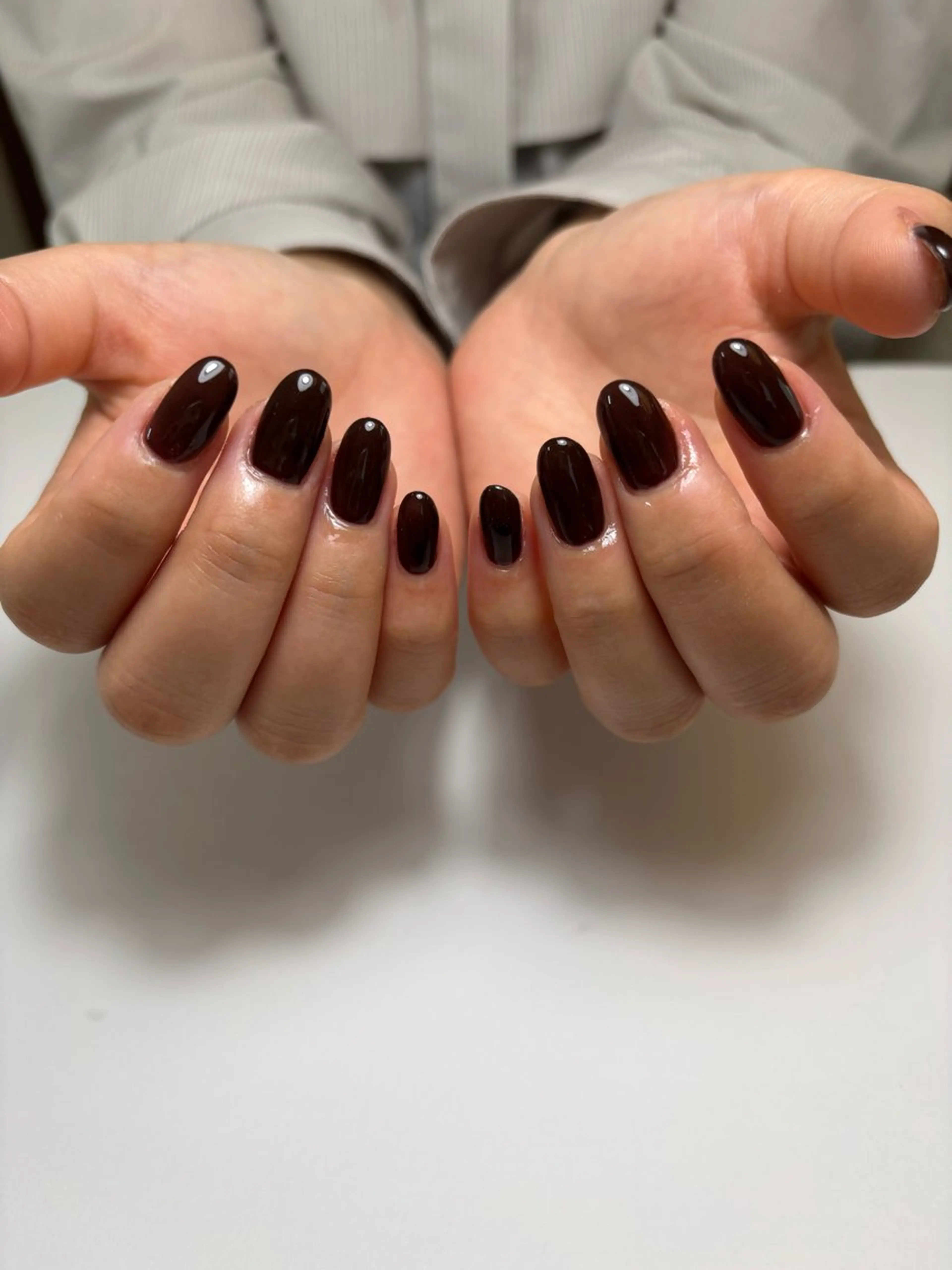 ネイル ブラウン ハンドネイル is.nail 🌷sonokoのネイルデザイン