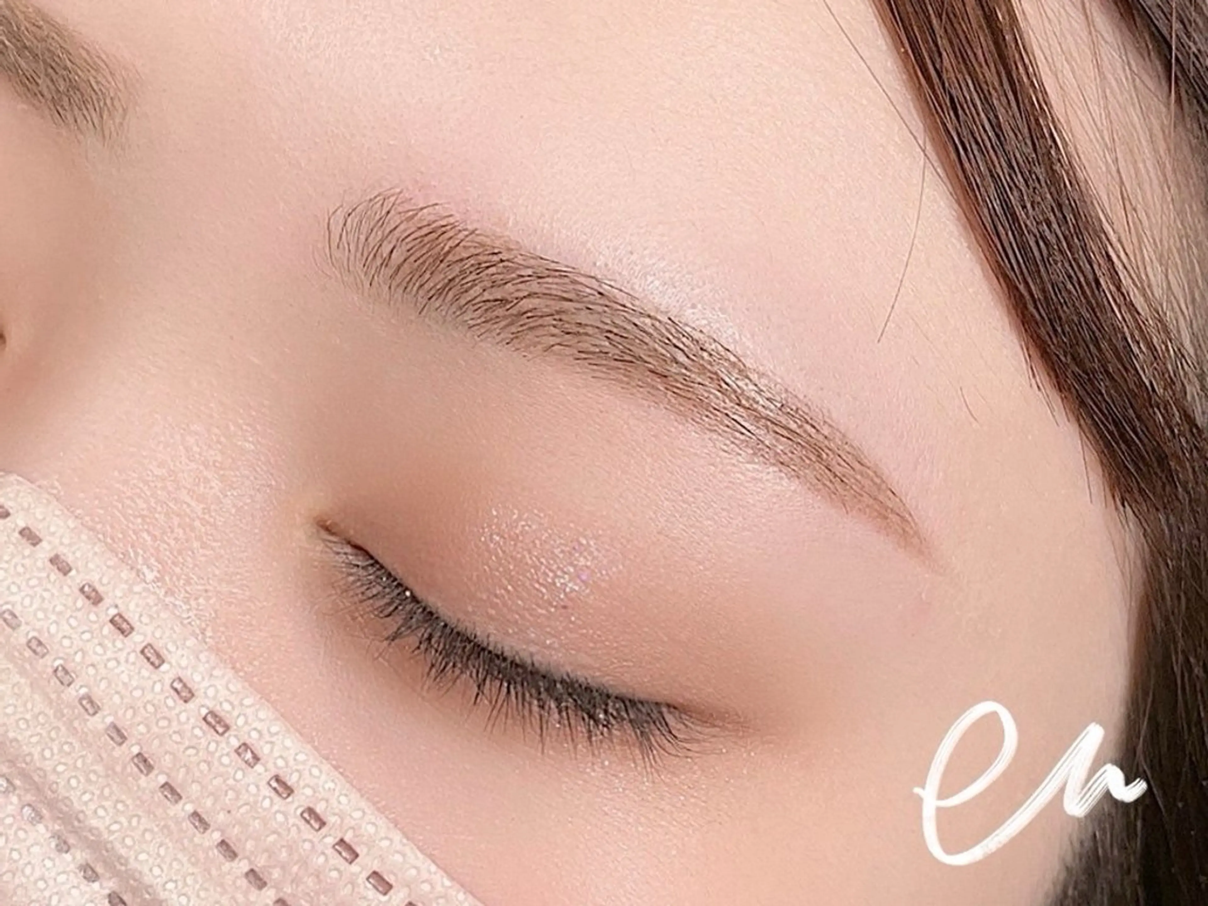 眉毛アイブロウWax+フルフェイスWax（メイク仕上げあり）の写真