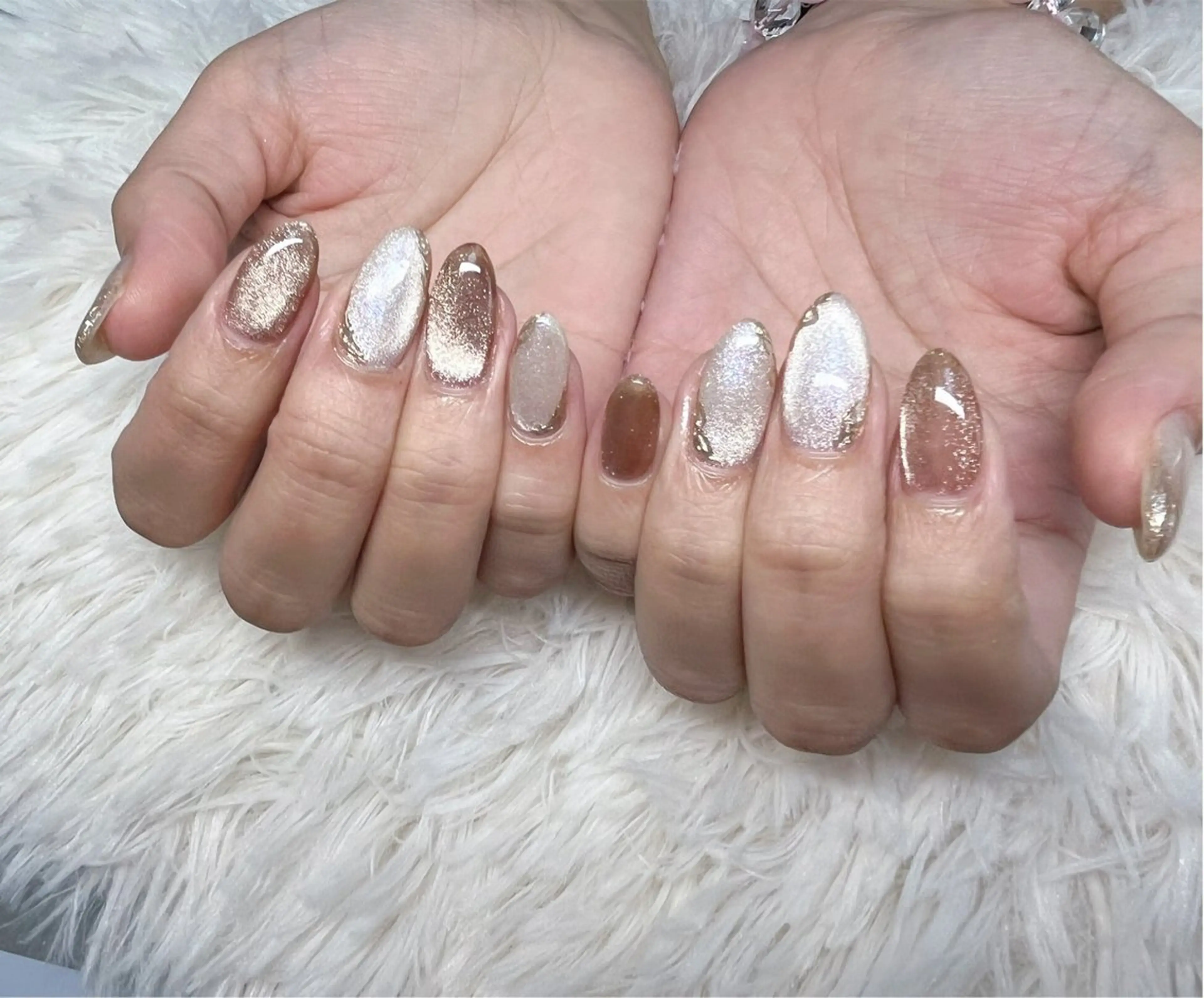 ネイル マグネットネイル ek.nail⭐︎ kanaのネイルデザイン