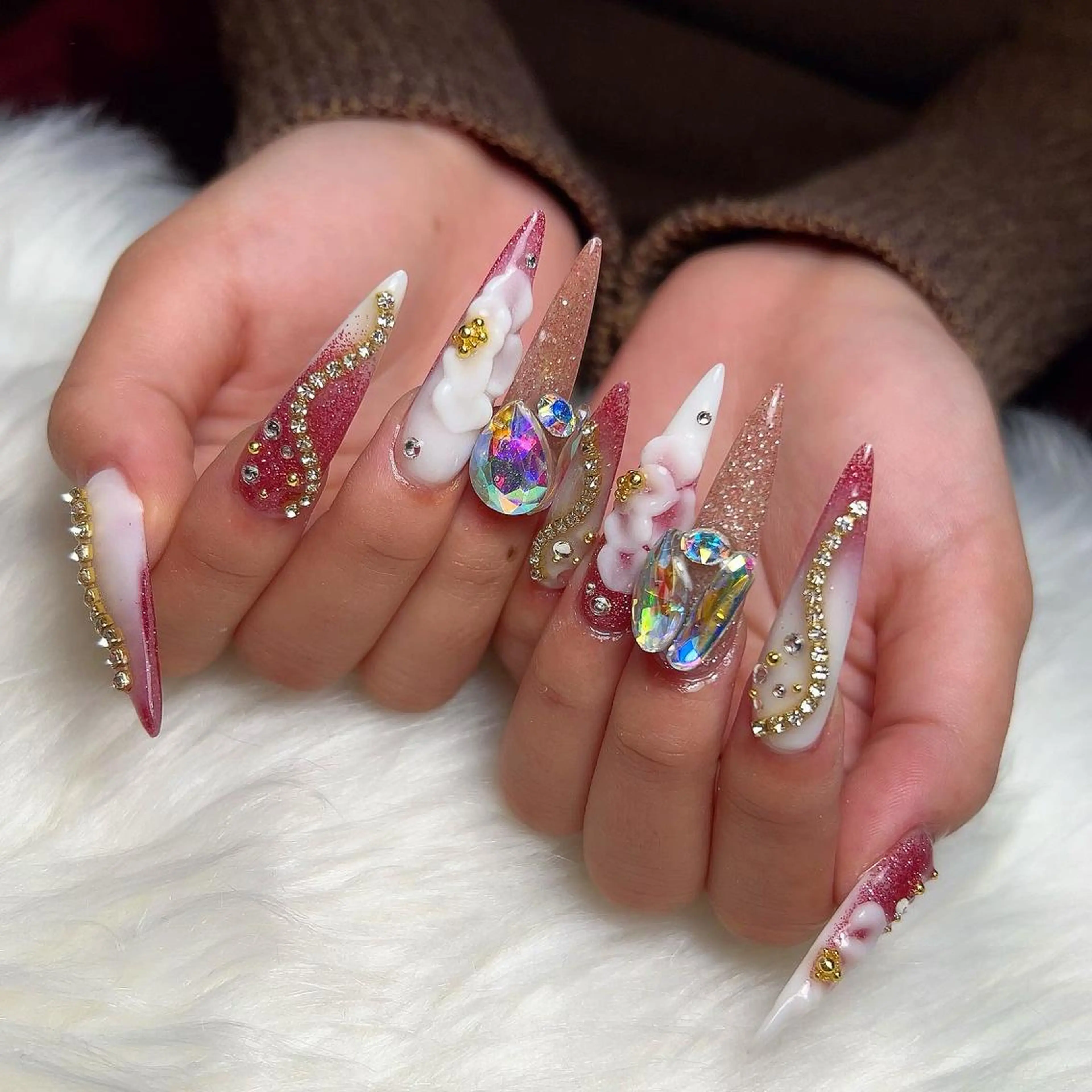 ロング ネイル nail salon azuのネイルデザイン