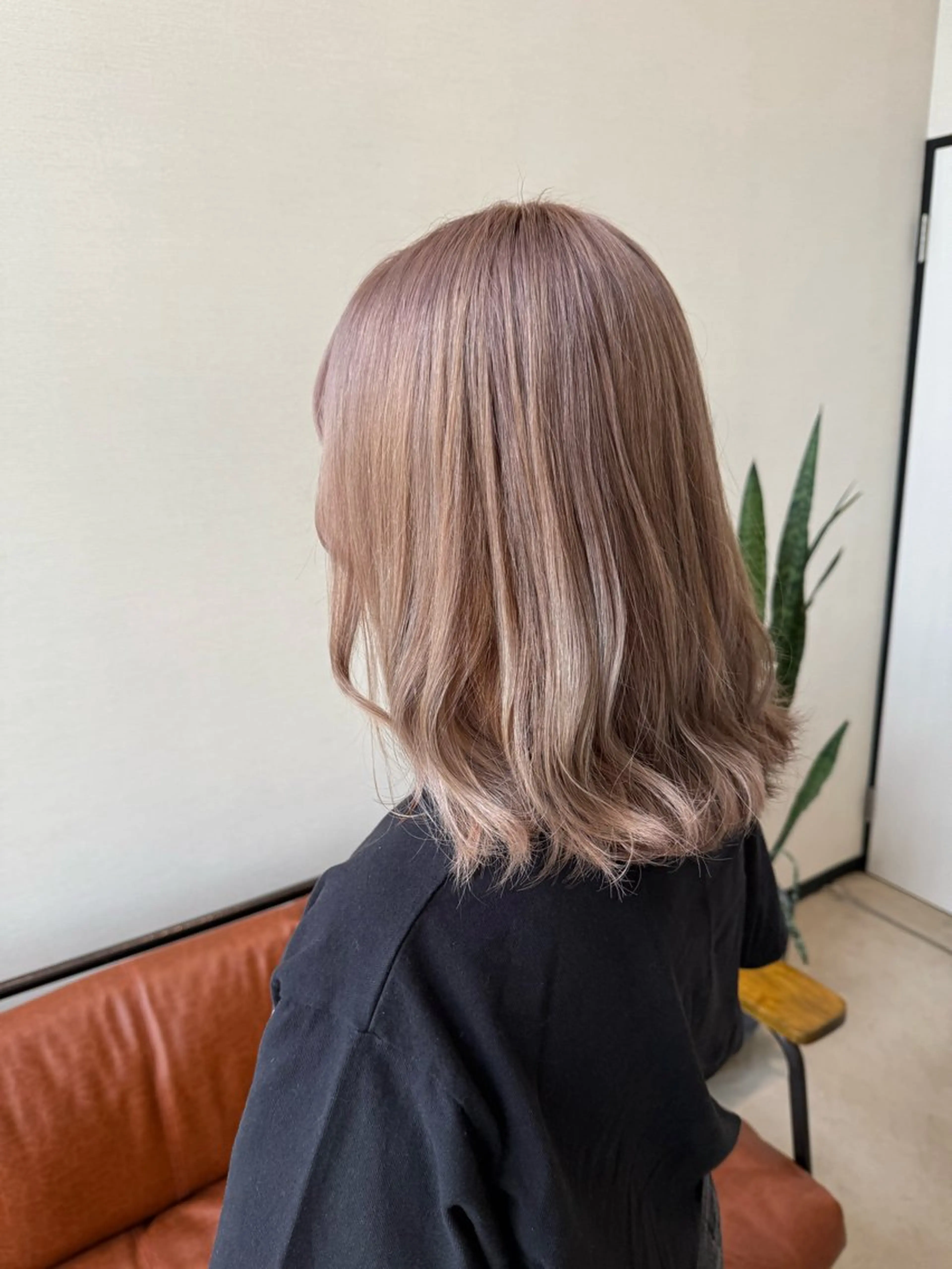 ミディアム キノシタ ナオユキのヘアスタイル
