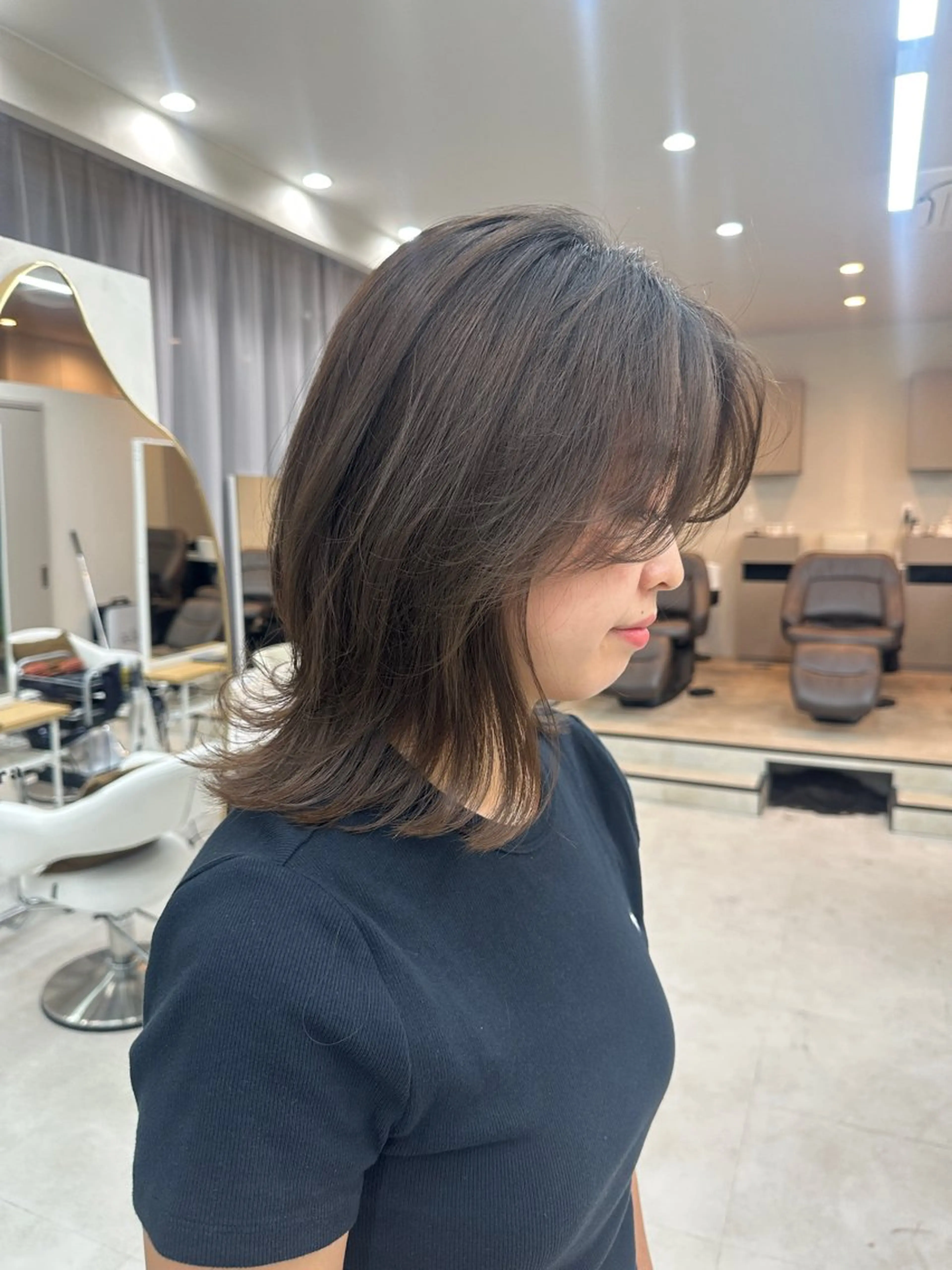 ミディアム Aura所属・丸山 心 / 艶カラーのヘアスタイル