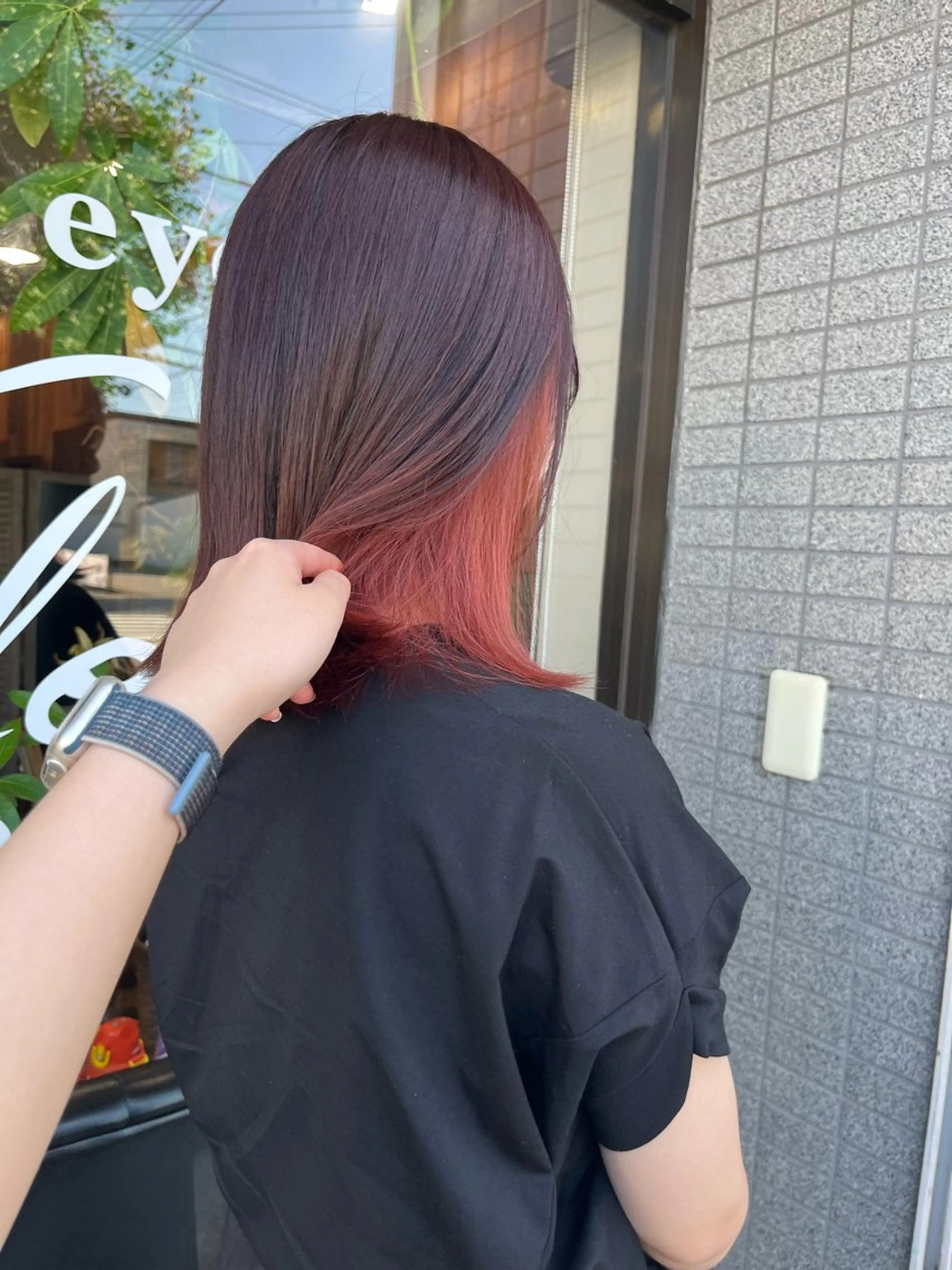 ミディアム ヘアカラー Un Fleur所属・立野 希沙のヘアスタイル