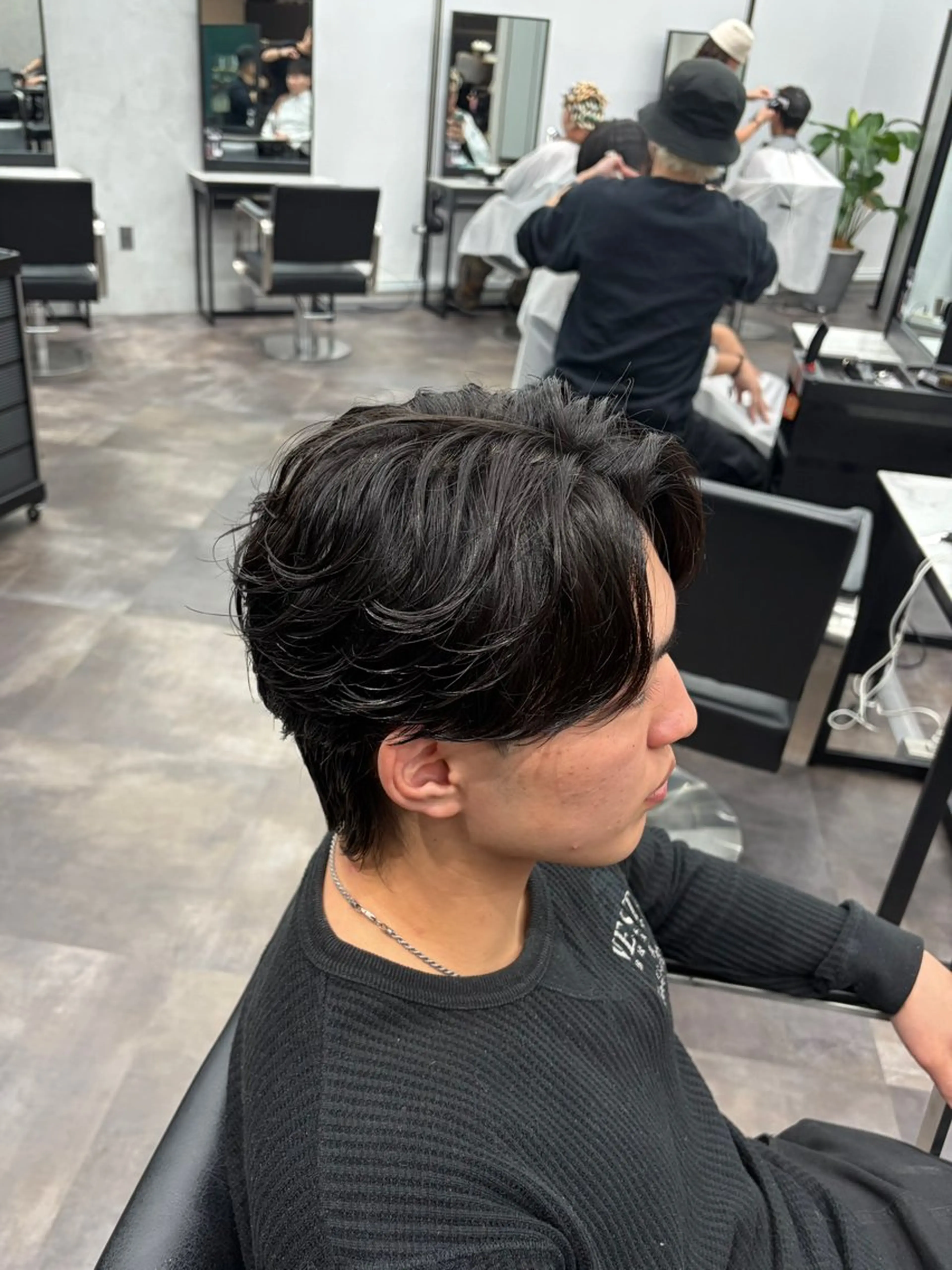 ショート パーマ メンズ カット パーマ メンズ特化🔥　齋藤 航のヘアスタイル