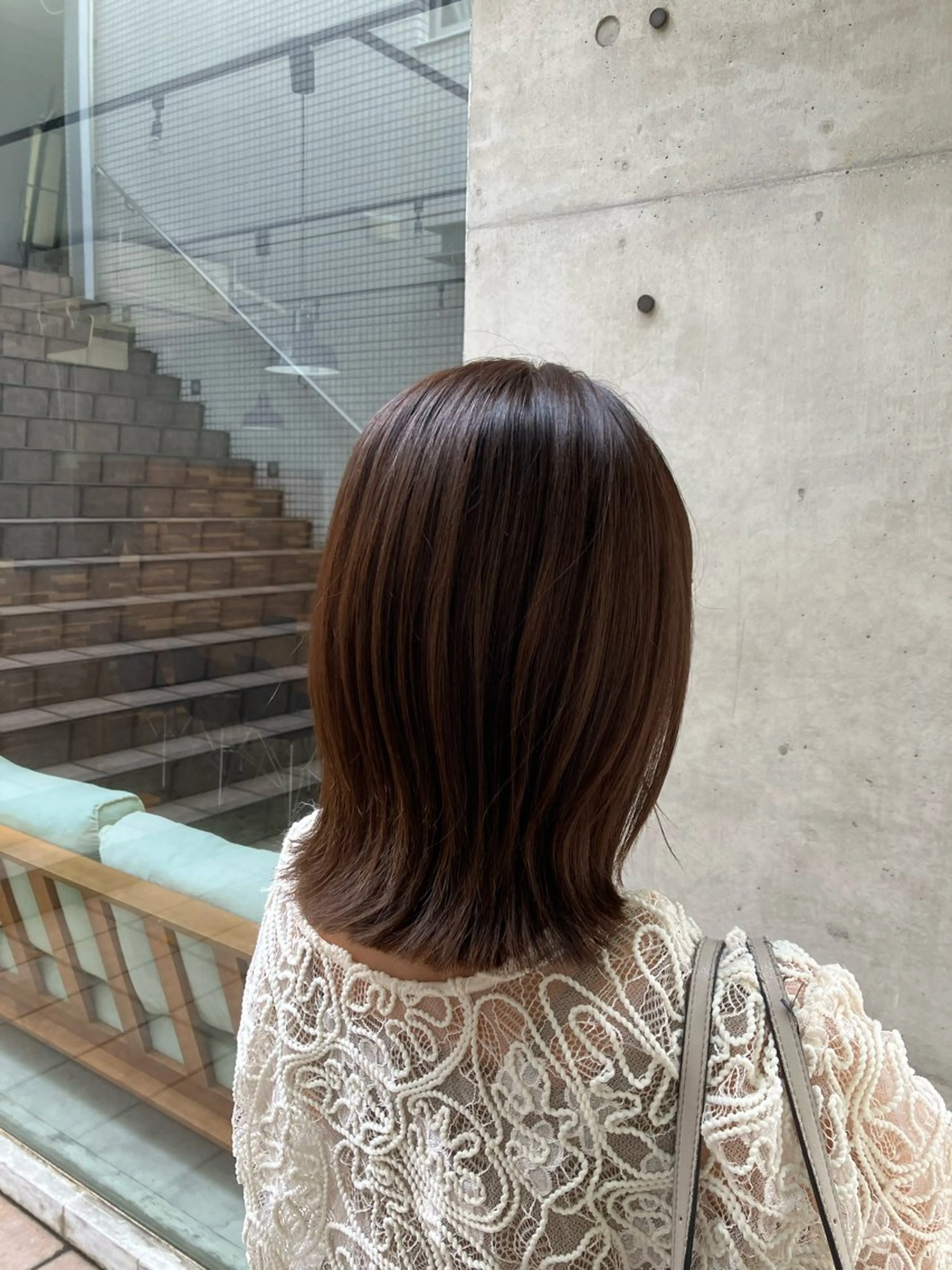ミディアム カラー カット ヘアカラー トリートメント ニュアンスカラー／ メンズ🌙久住綾香のヘアスタイル