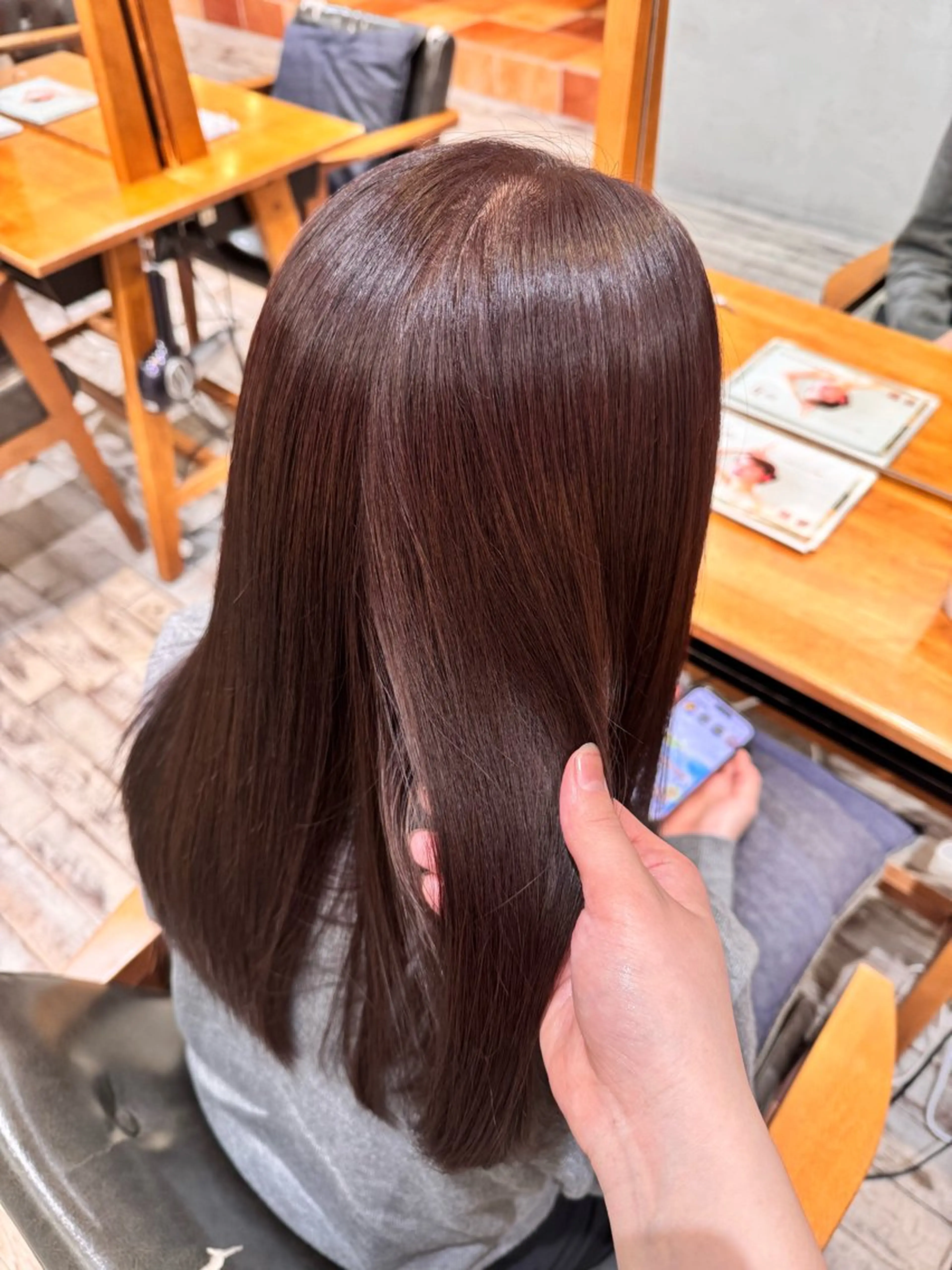 セミロング カラー ヘアカラー rin /モデル募集中✨️のヘアスタイル