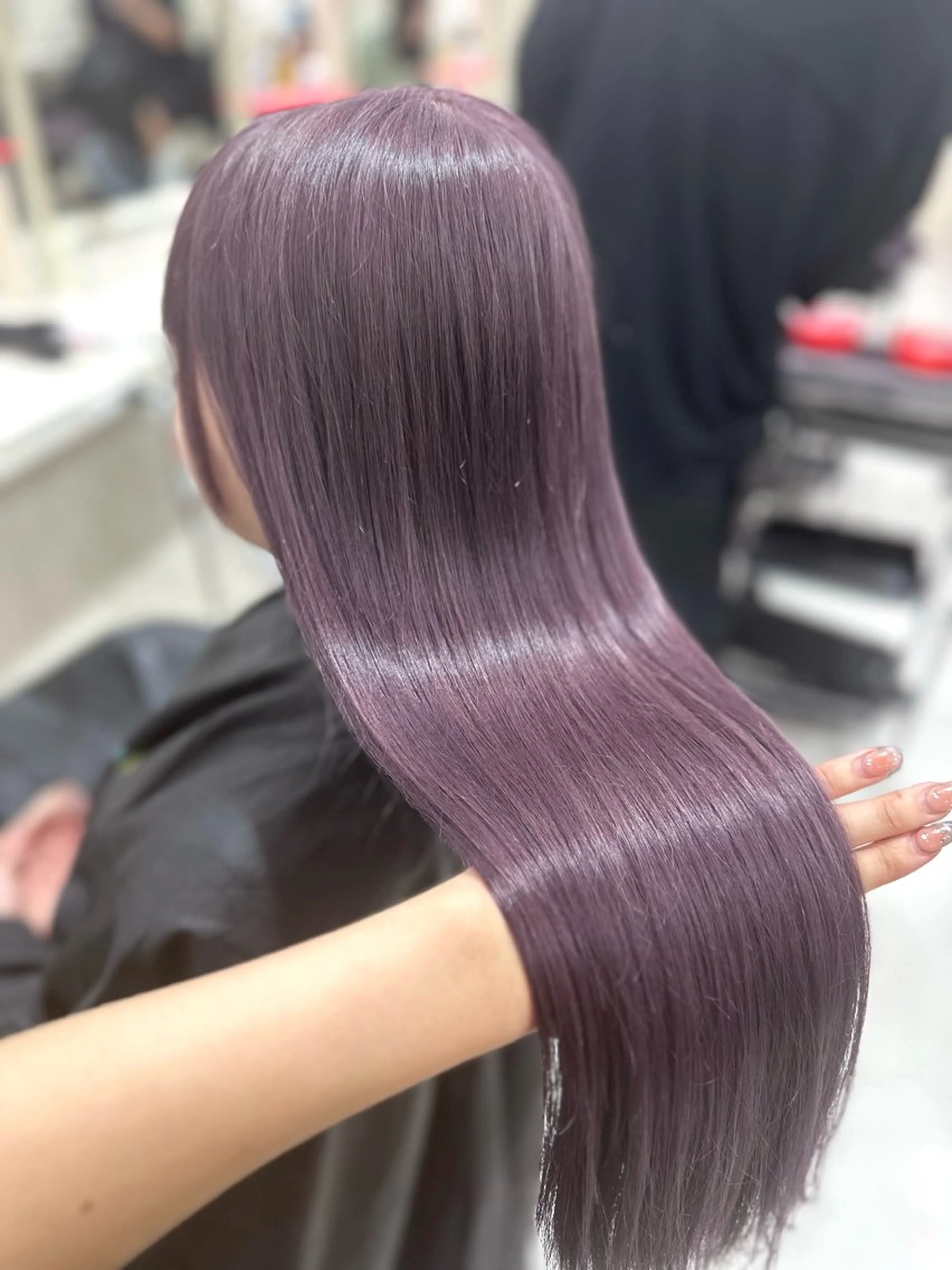 ロング ヘアカラー トリートメント 🎀淡めモテカラー WAKANA🎀のヘアスタイル
