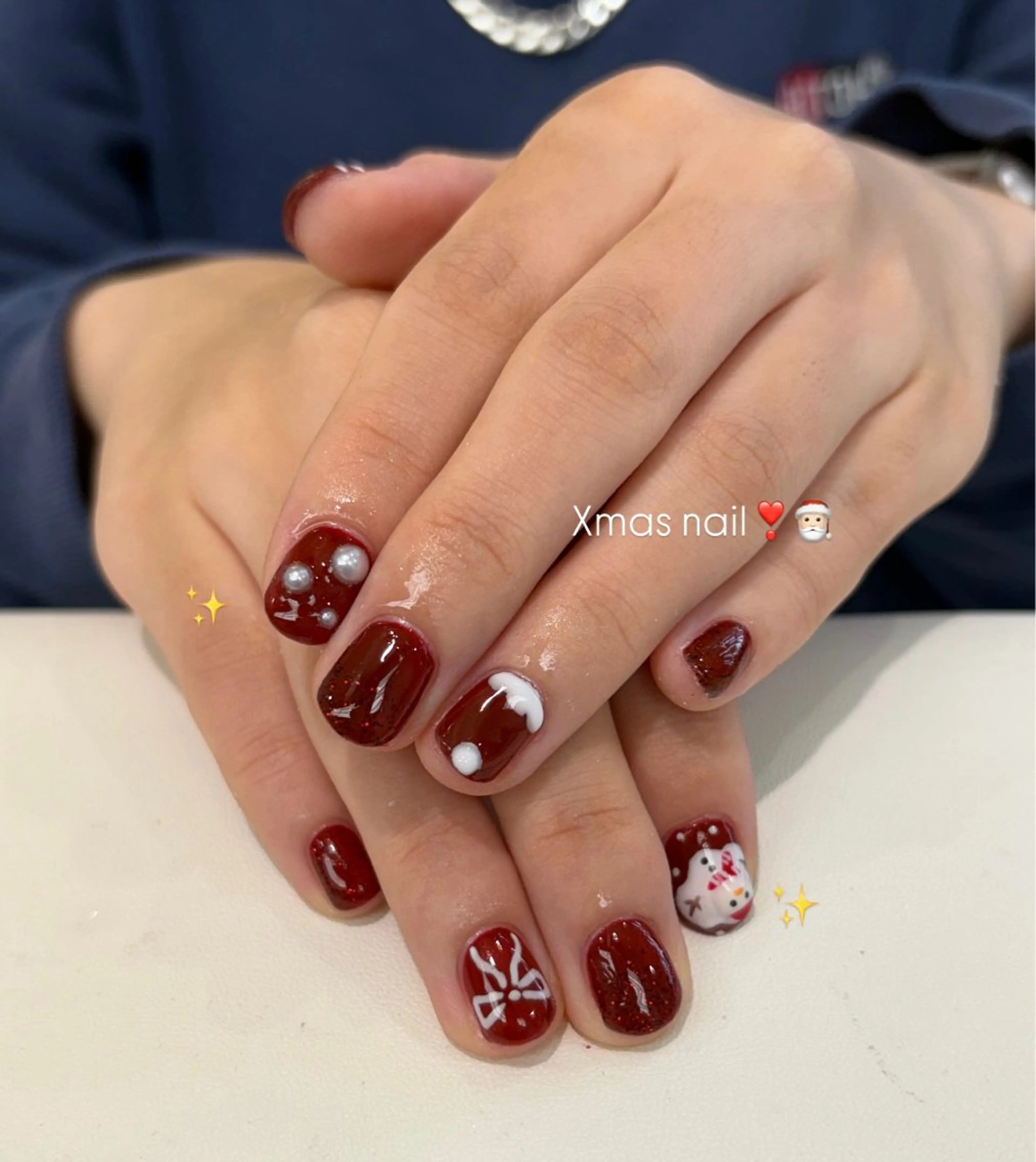 ネイル 暖色カラー/ ネイル momo🍀☆*:°のネイルデザイン