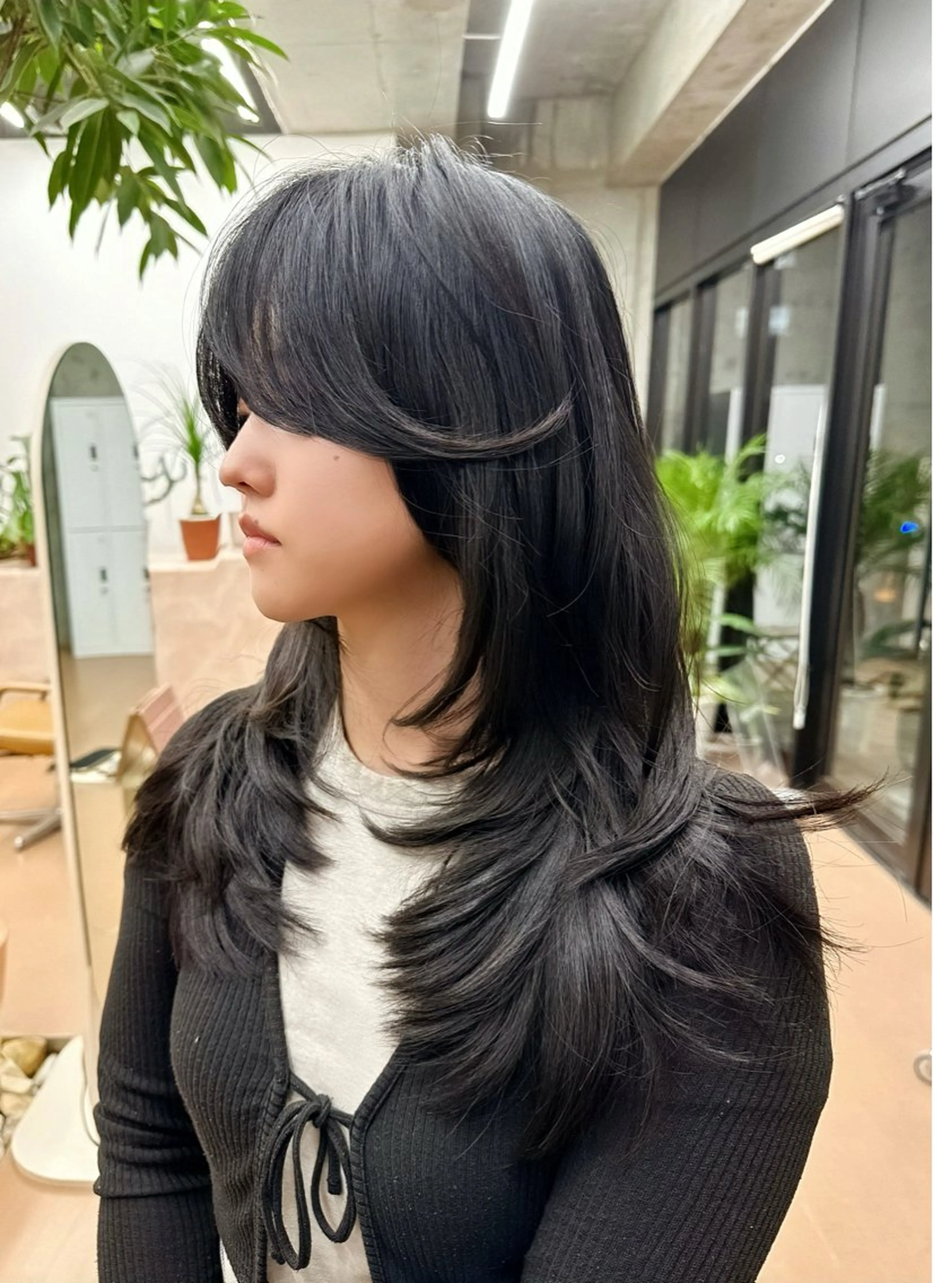 ロング カット ヘアカラー トリートメント NU/EN所属・海外ヘア/美髪矯正 海外レイヤー/ヒラキのヘアスタイル