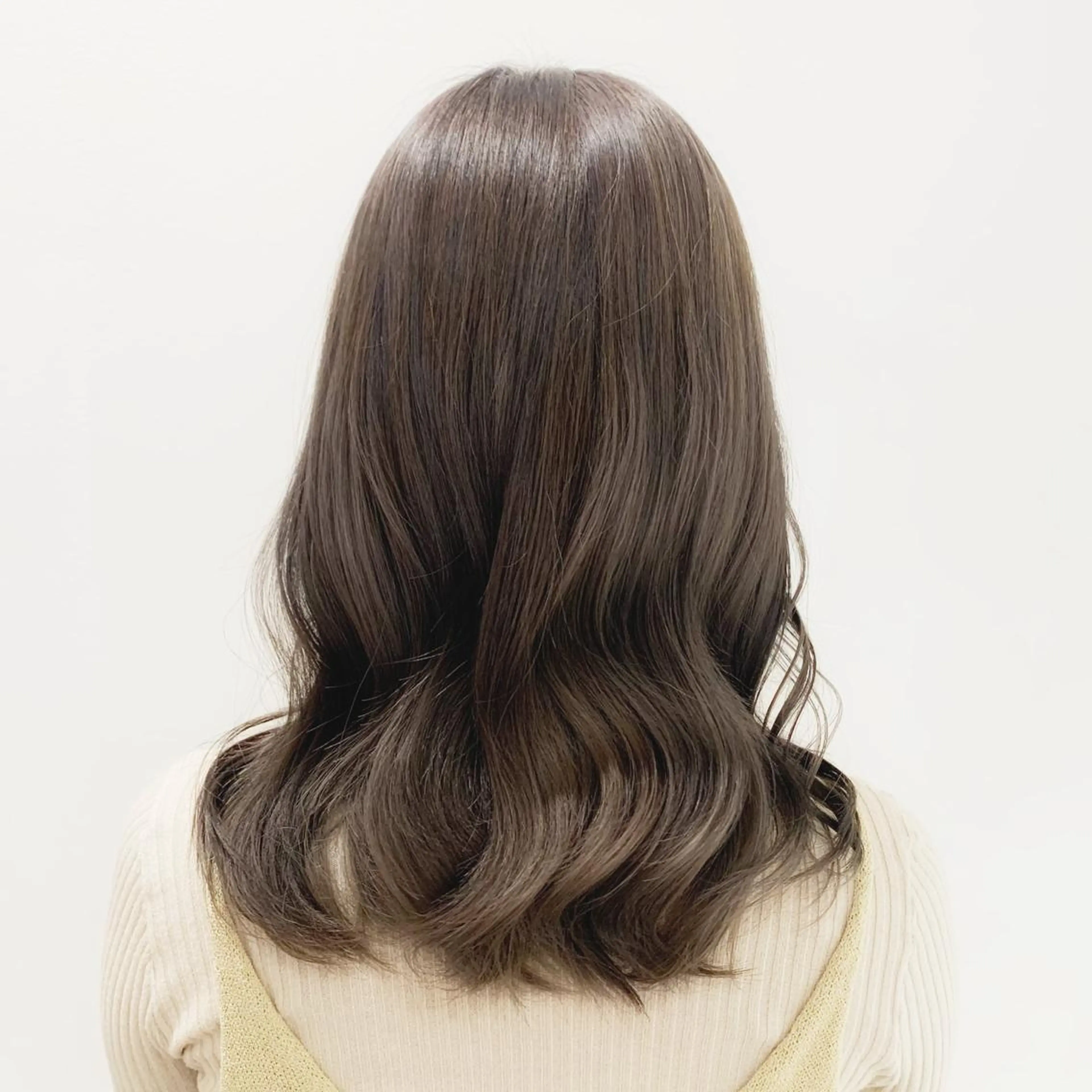 セミロング カラー 🍒暖色✖️レイヤー ／Haruna🍒のヘアスタイル