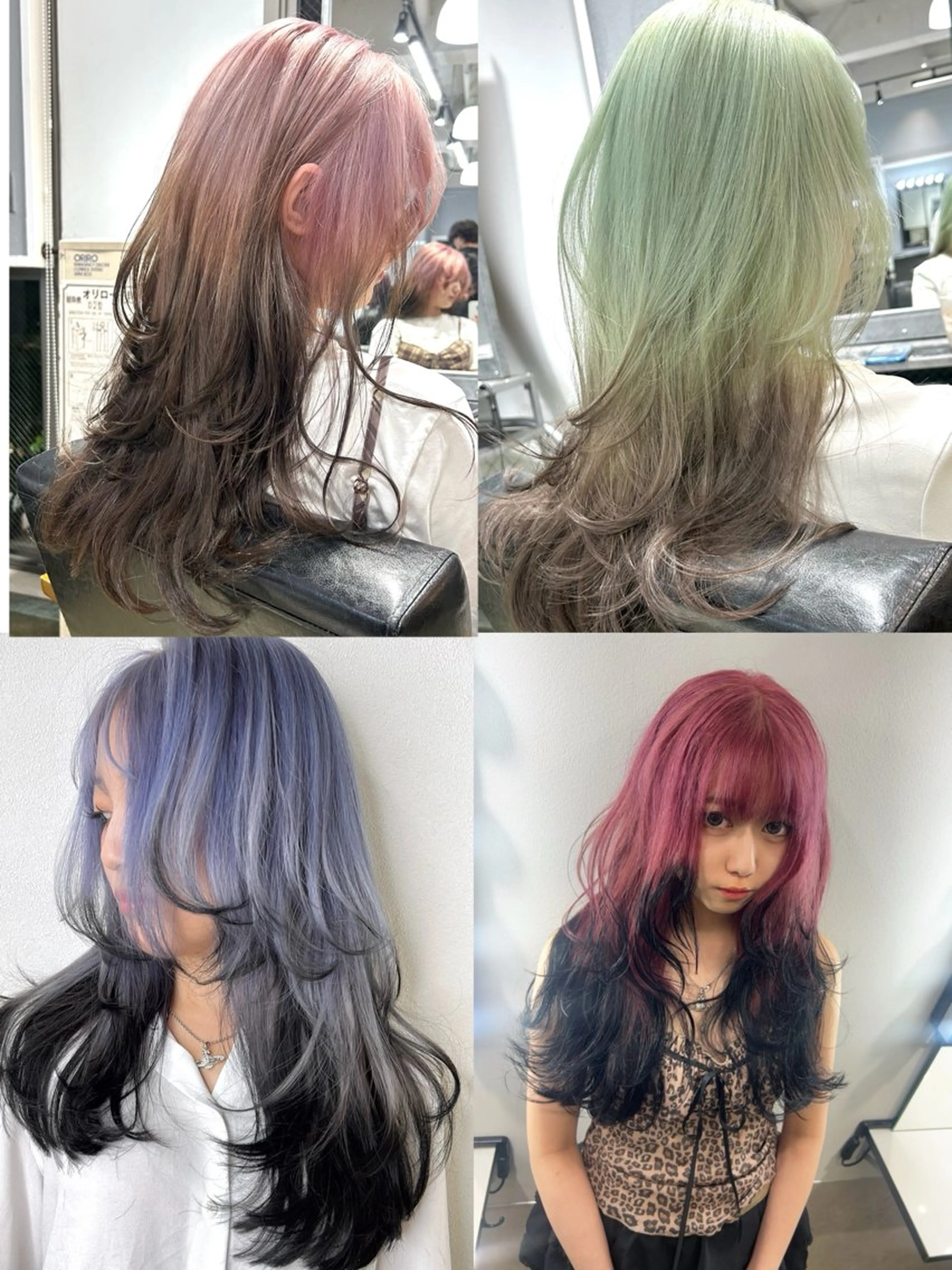 セミロング カラー ヘアカラー Giselハヤシ ケンタのヘアスタイル