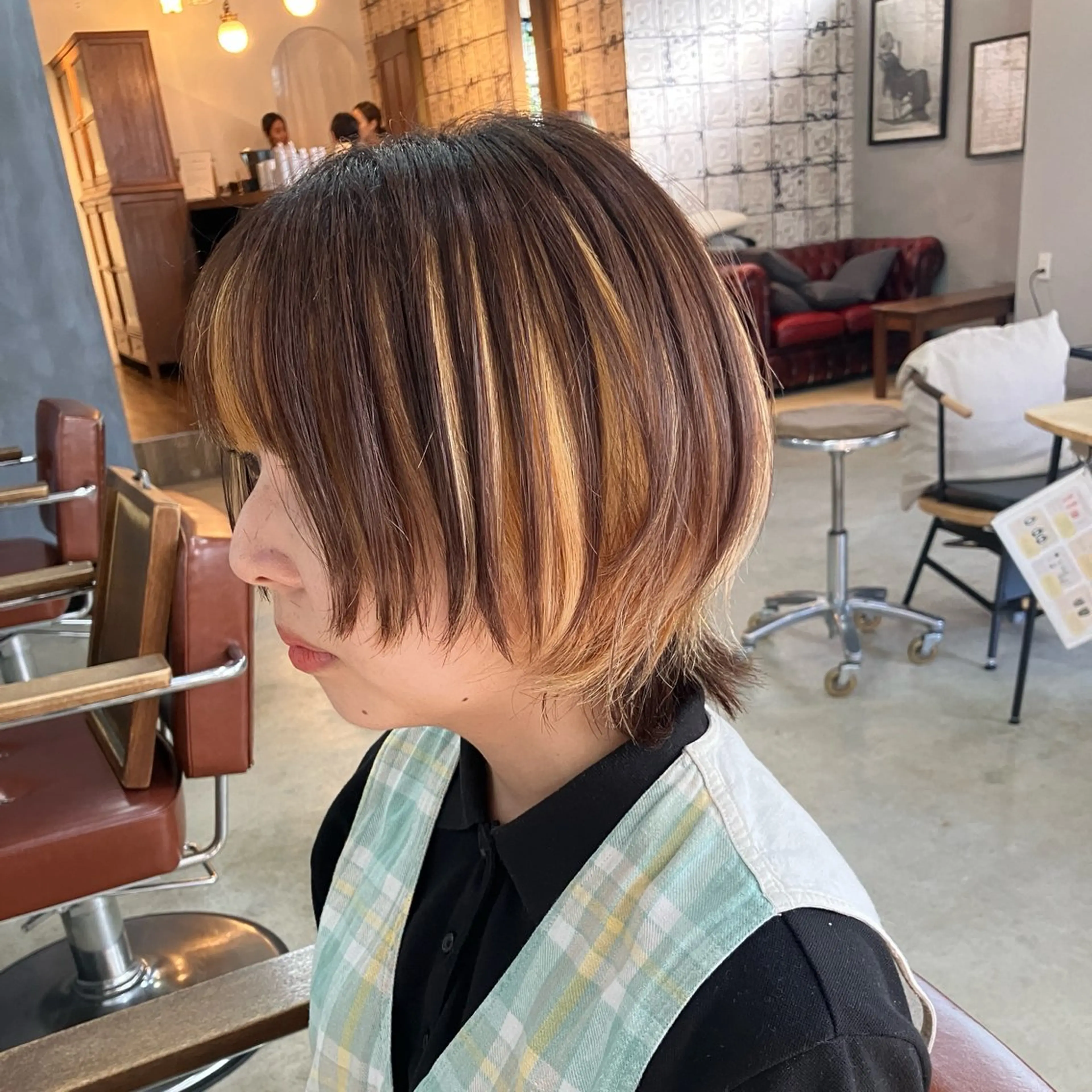 ショート ボブ 顔周りカット レイヤーカット ウルフカット loty hair design所属・🫧髪質改善ヘア🫧 SEIRAのヘアスタイル
