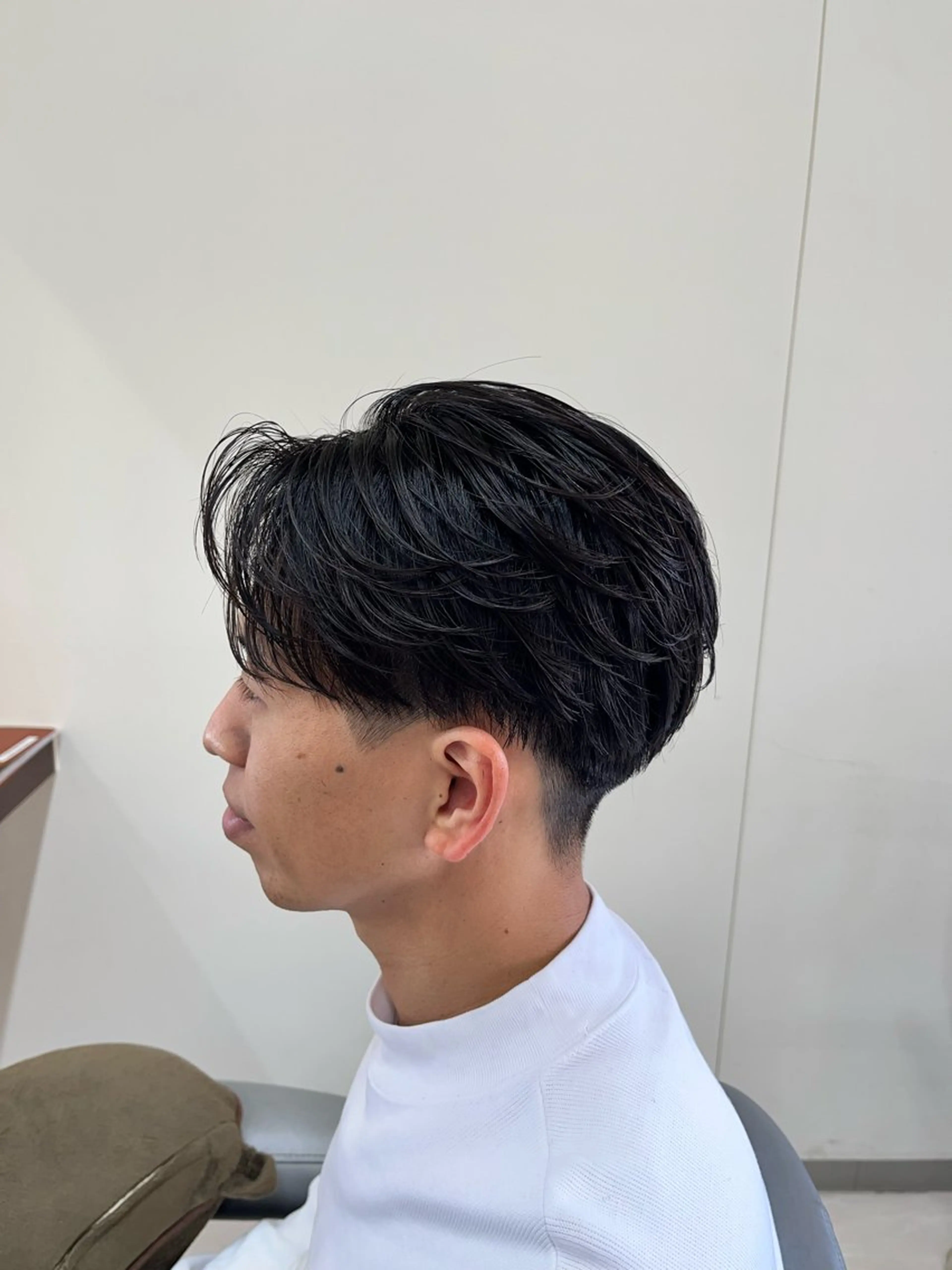 ショート パーマ メンズ メンズパーマ ニュアンスパーマ カット パーマ ヘアセット AROH  men's cut&men's perm 船橋店所属・🧊メンズ特化🧊 高木航希のヘアスタイル
