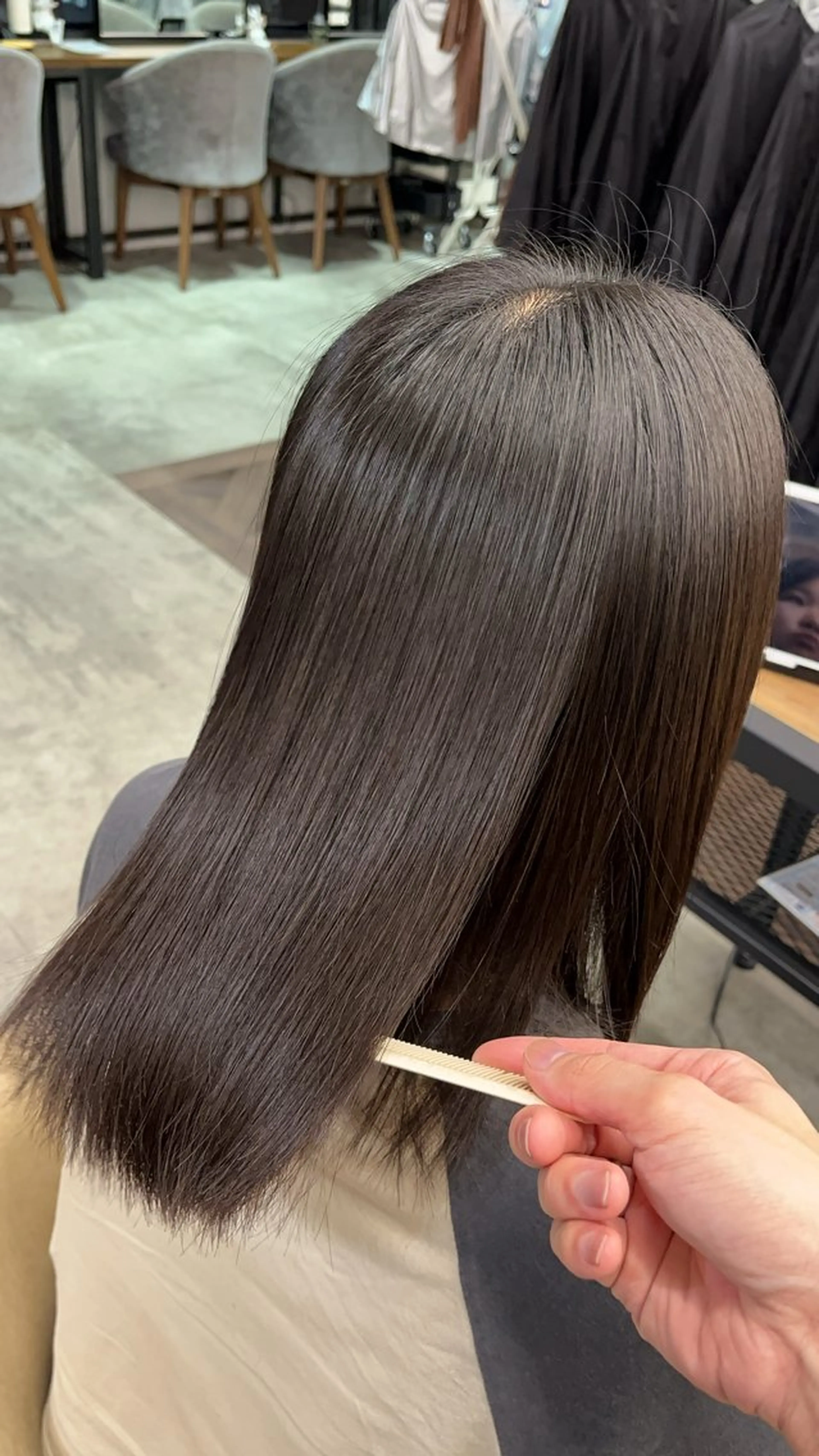 【期間限定価格】似合わせカット＋髪質改善カラー＋内部ケアトリートメントの写真