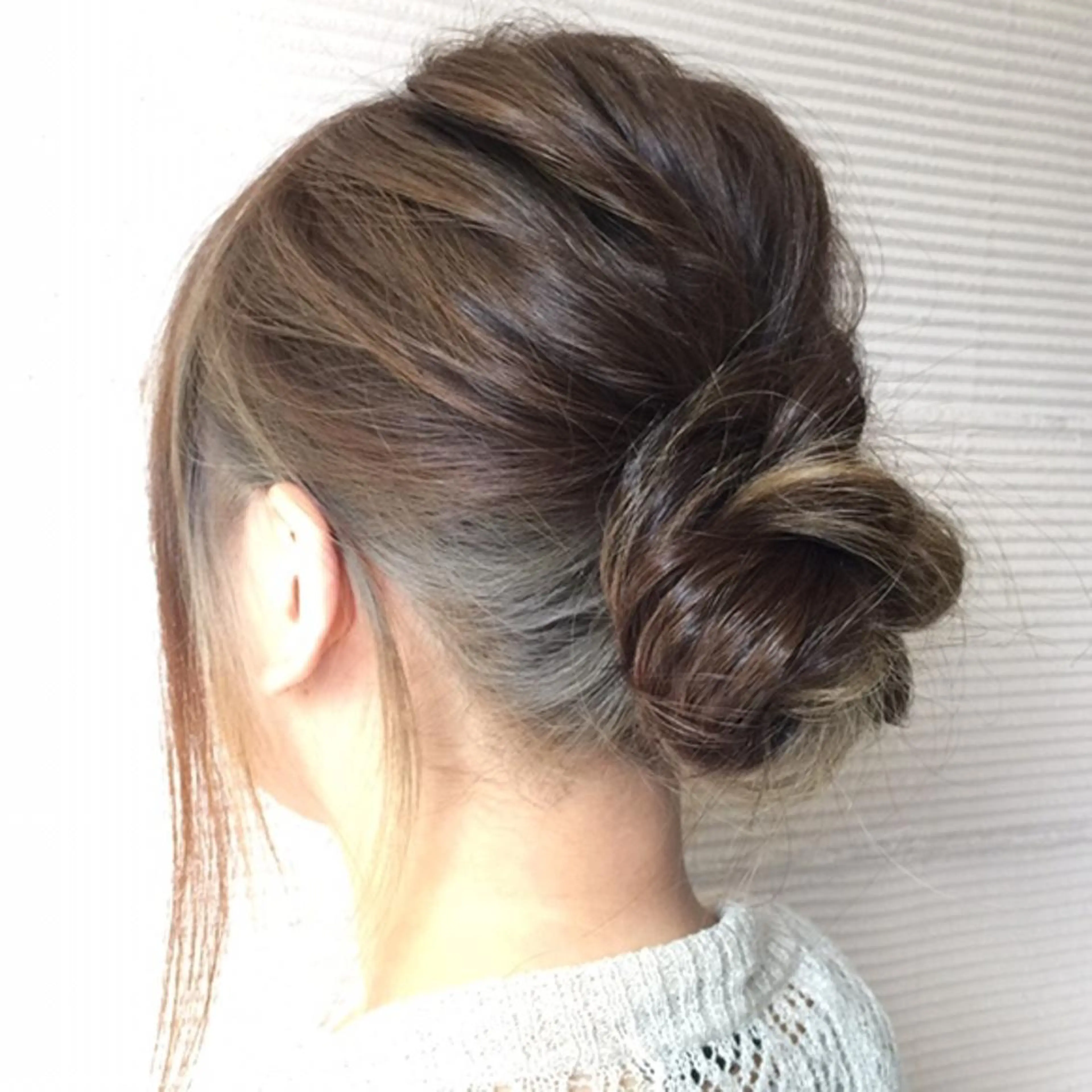 ヘアアレンジ お団子ヘア 中林 由佳のヘアスタイル