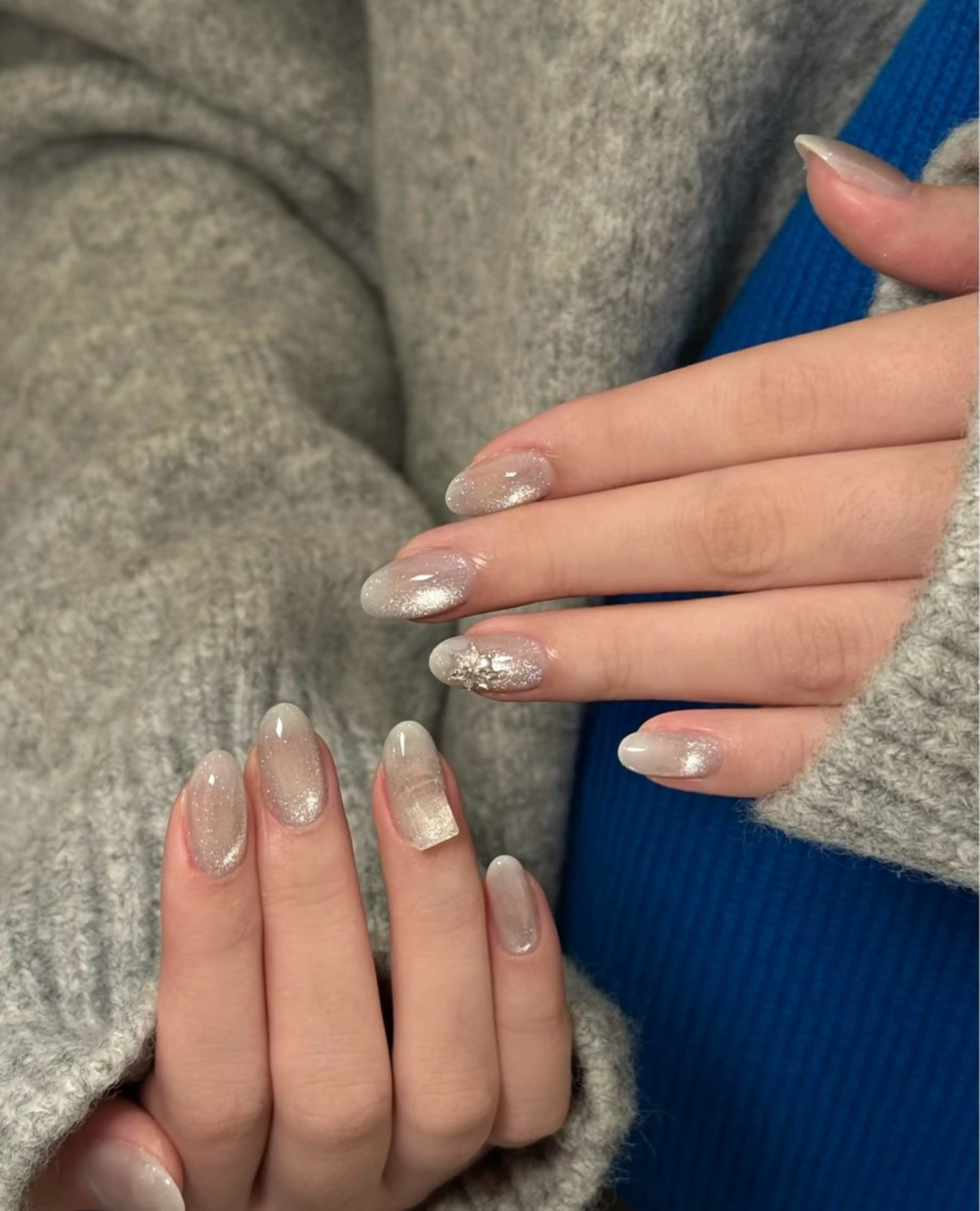 ネイル アートネイル フレンチネイル マグネットネイル ミラーネイル オフィスネイル ハンドネイル Blossom nail【ブラソンネイル】所属・Blossom nail_Yuniのネイルデザイン