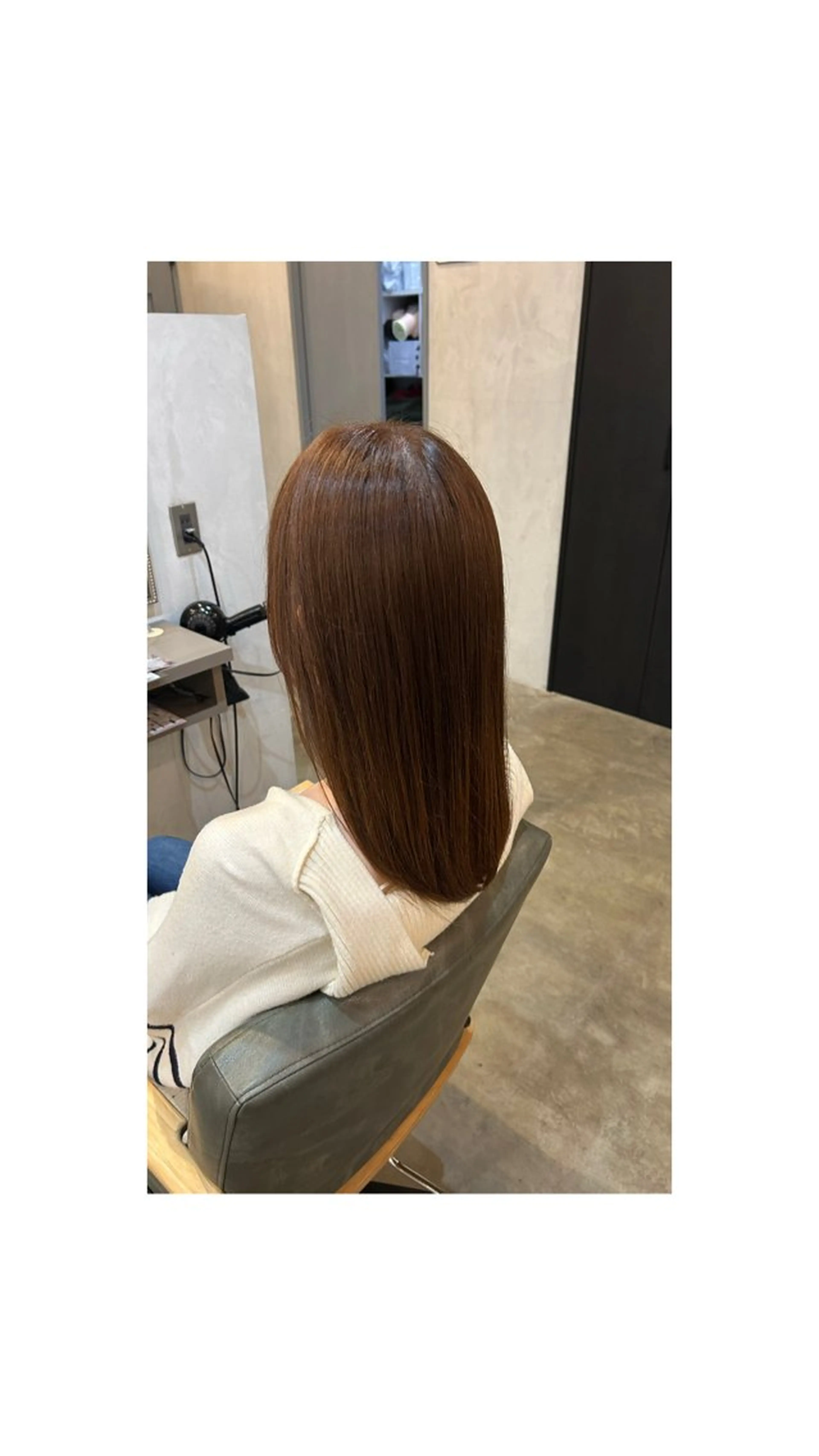 ミディアム 長谷川 楓恋のヘアスタイル