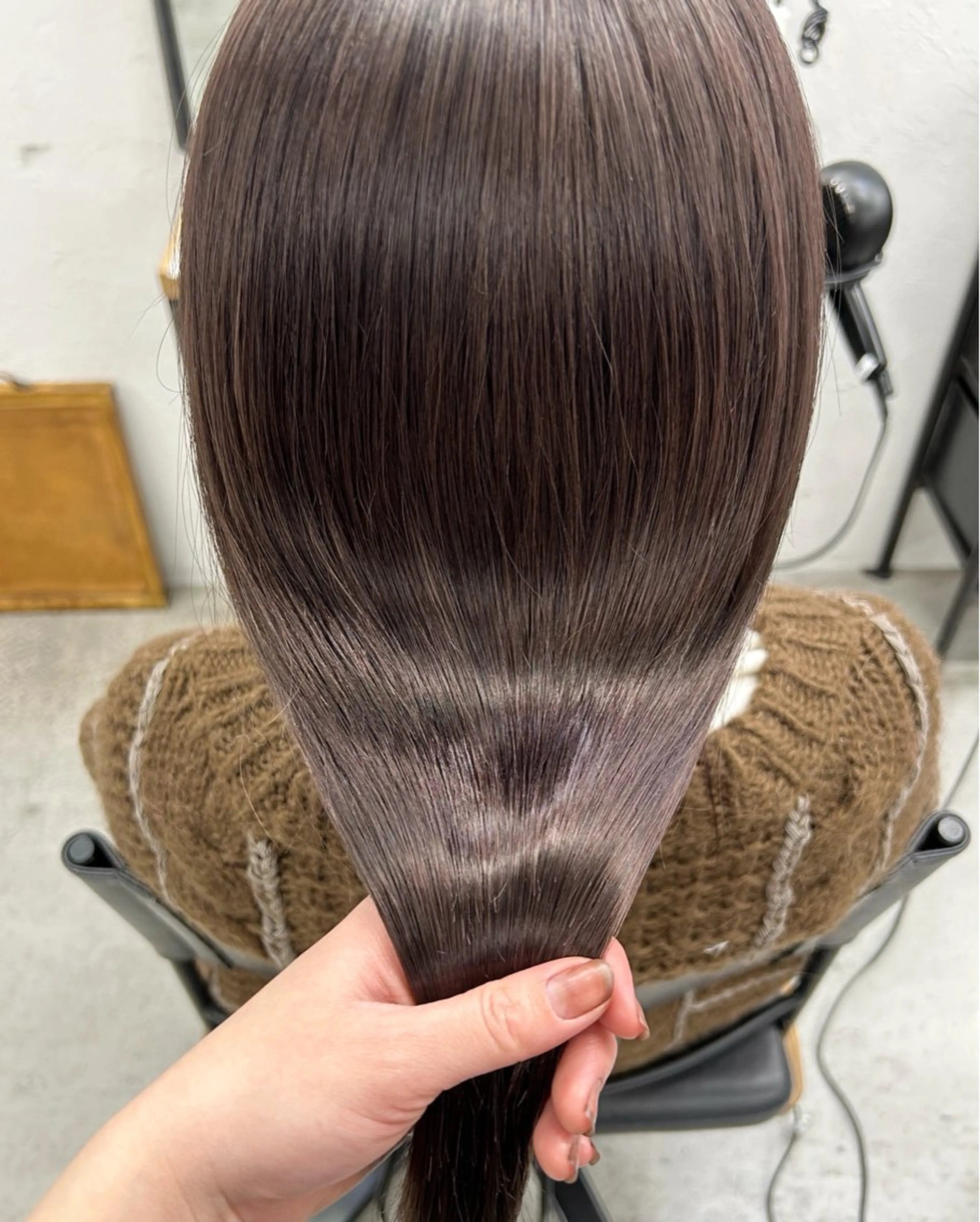 ミディアム カラー ヘアカラー ﾔﾏﾅｶ ﾘﾘｶ🫐 寒色系ｶﾗｰ🫐のヘアスタイル