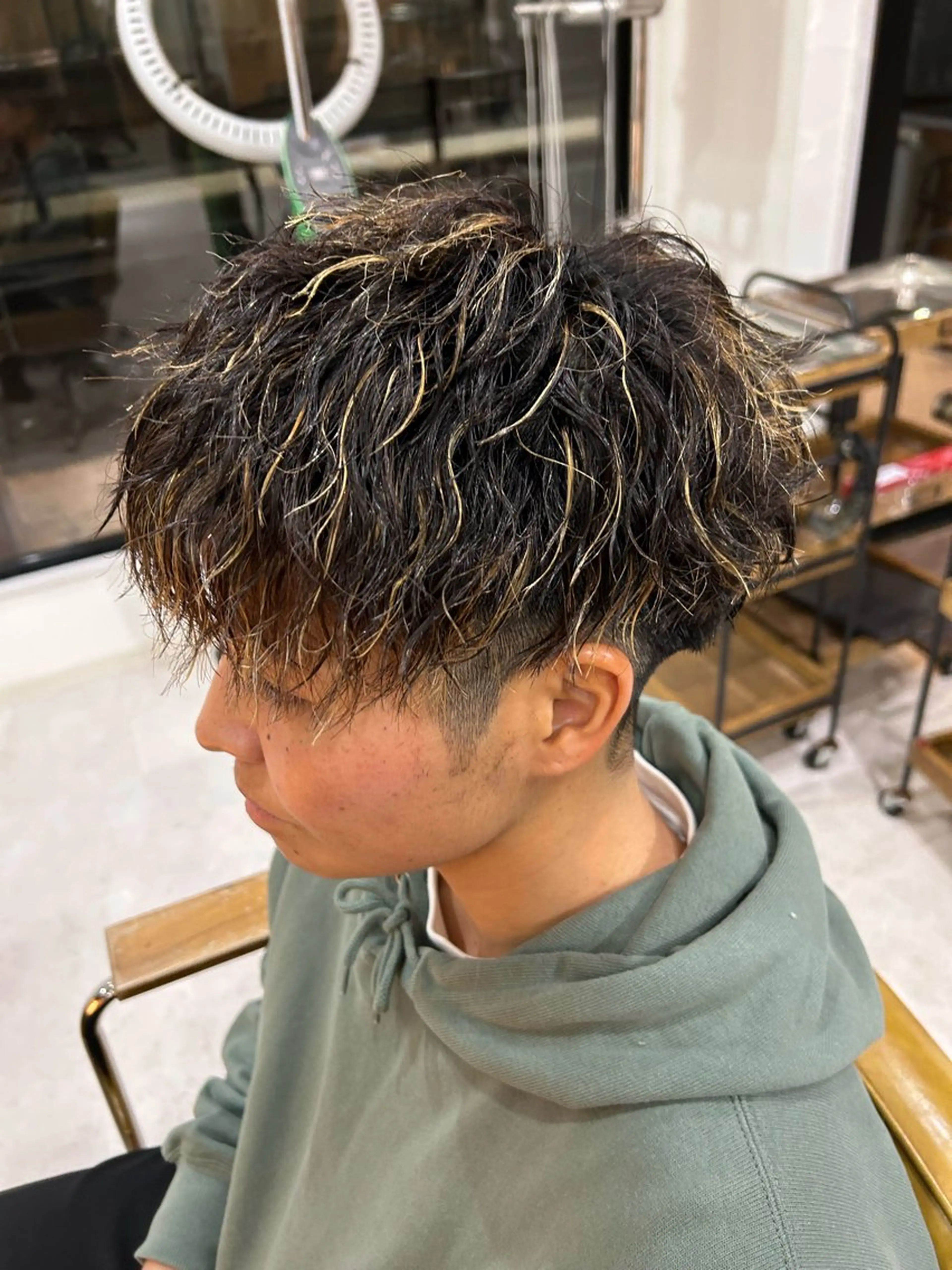 パーマ ヘアアレンジ メンズ カット パーマ 《メンズ特化》 早川 愛斗のヘアスタイル