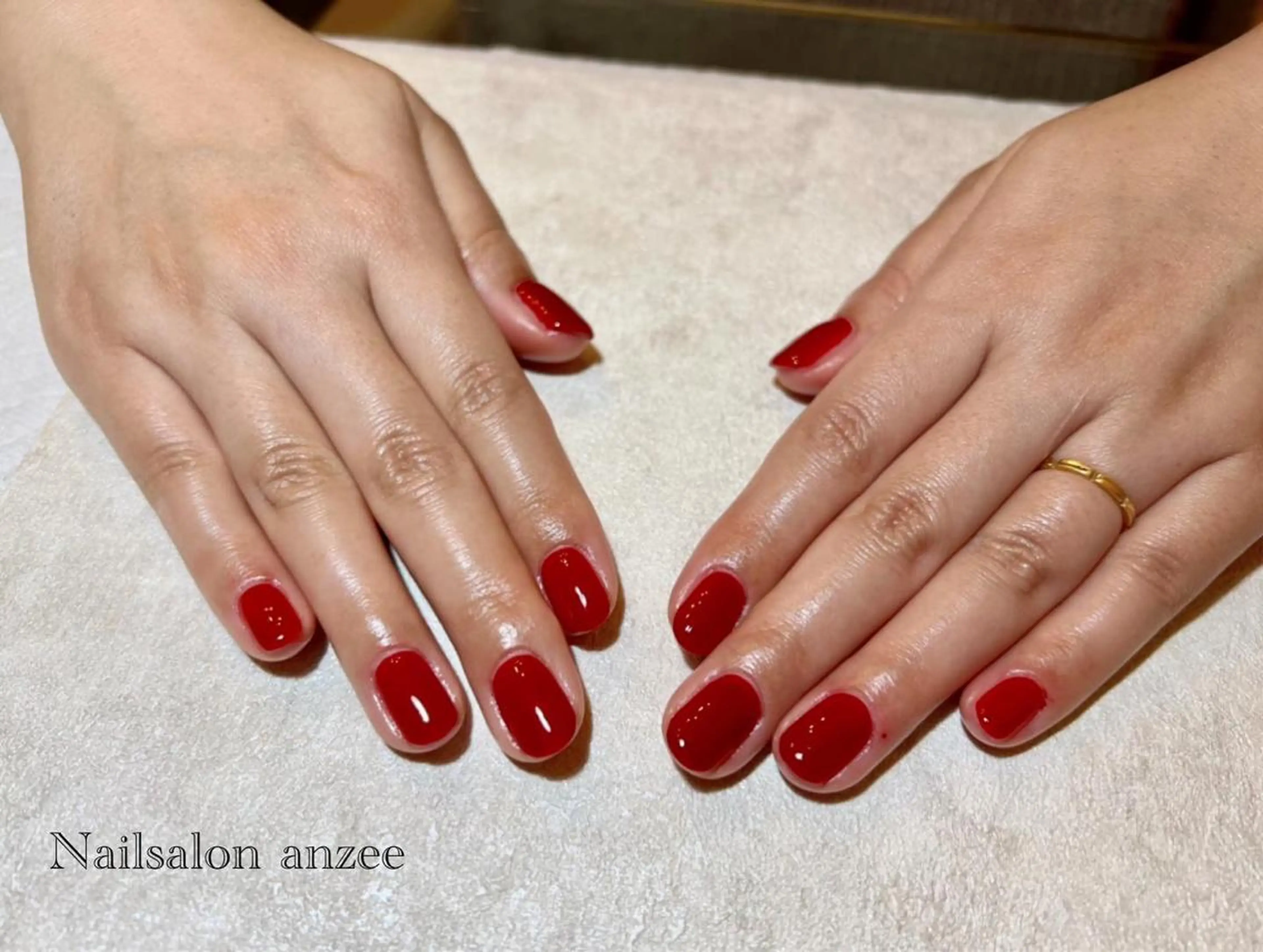 ショート ネイル ジェルネイル パラジェル sp anzeeのネイルデザイン