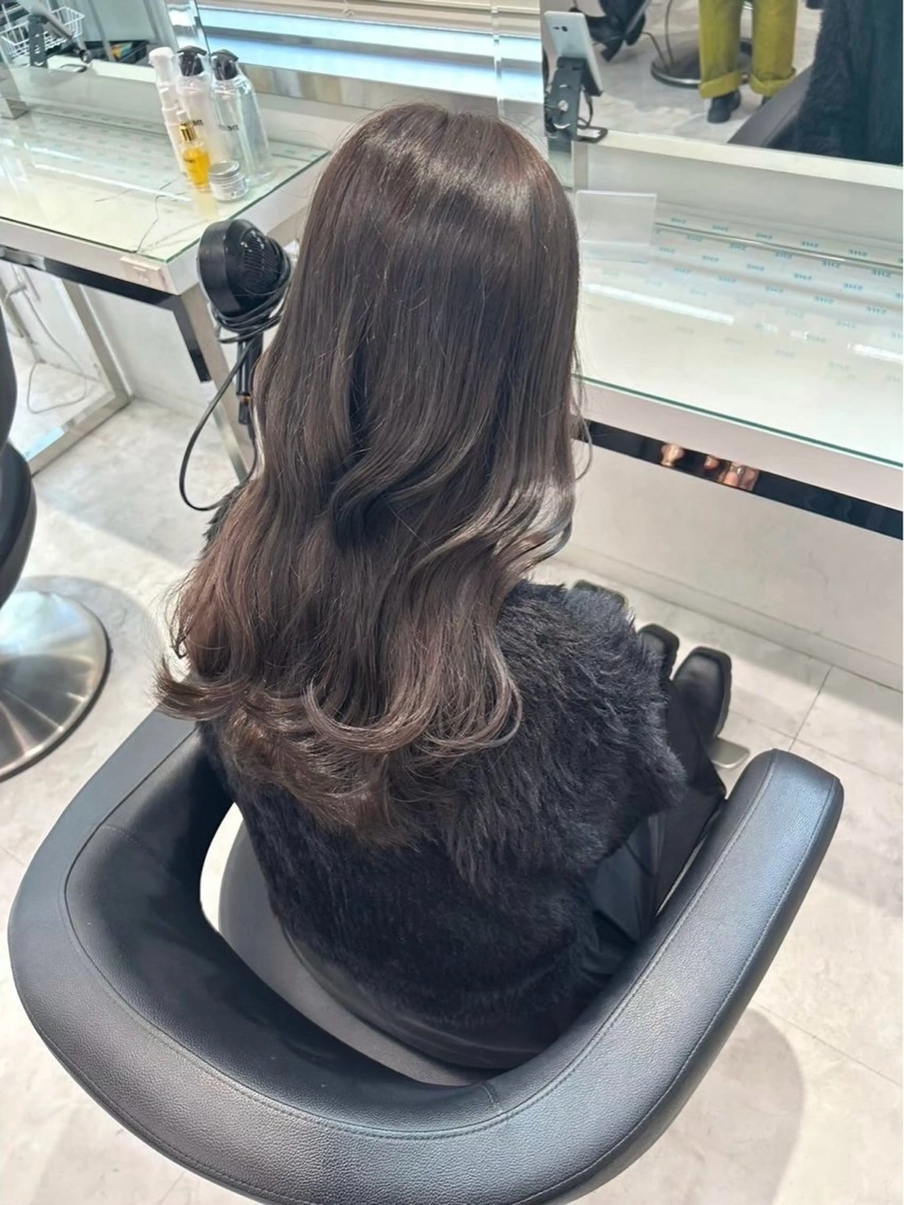 ロング カラー ヘアカラー 海外風ブリーチなし 🫒Rion🫒🩶のヘアスタイル