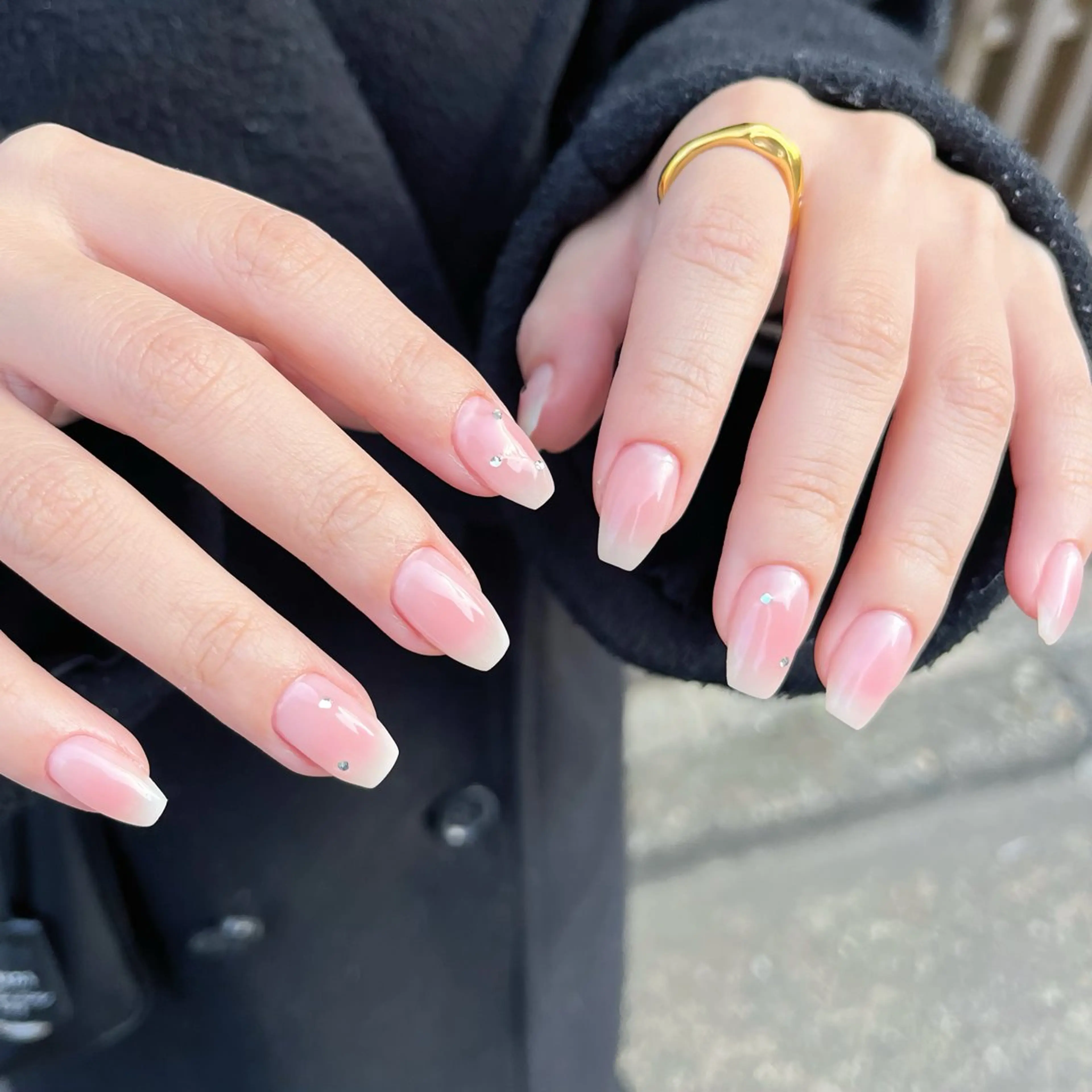 ネイル チークネイル フレンチネイル ハート ラメ(グリッター) マグネットネイル ハンドネイル 🫧OPELIA NAIL渋谷🫧のネイルデザイン