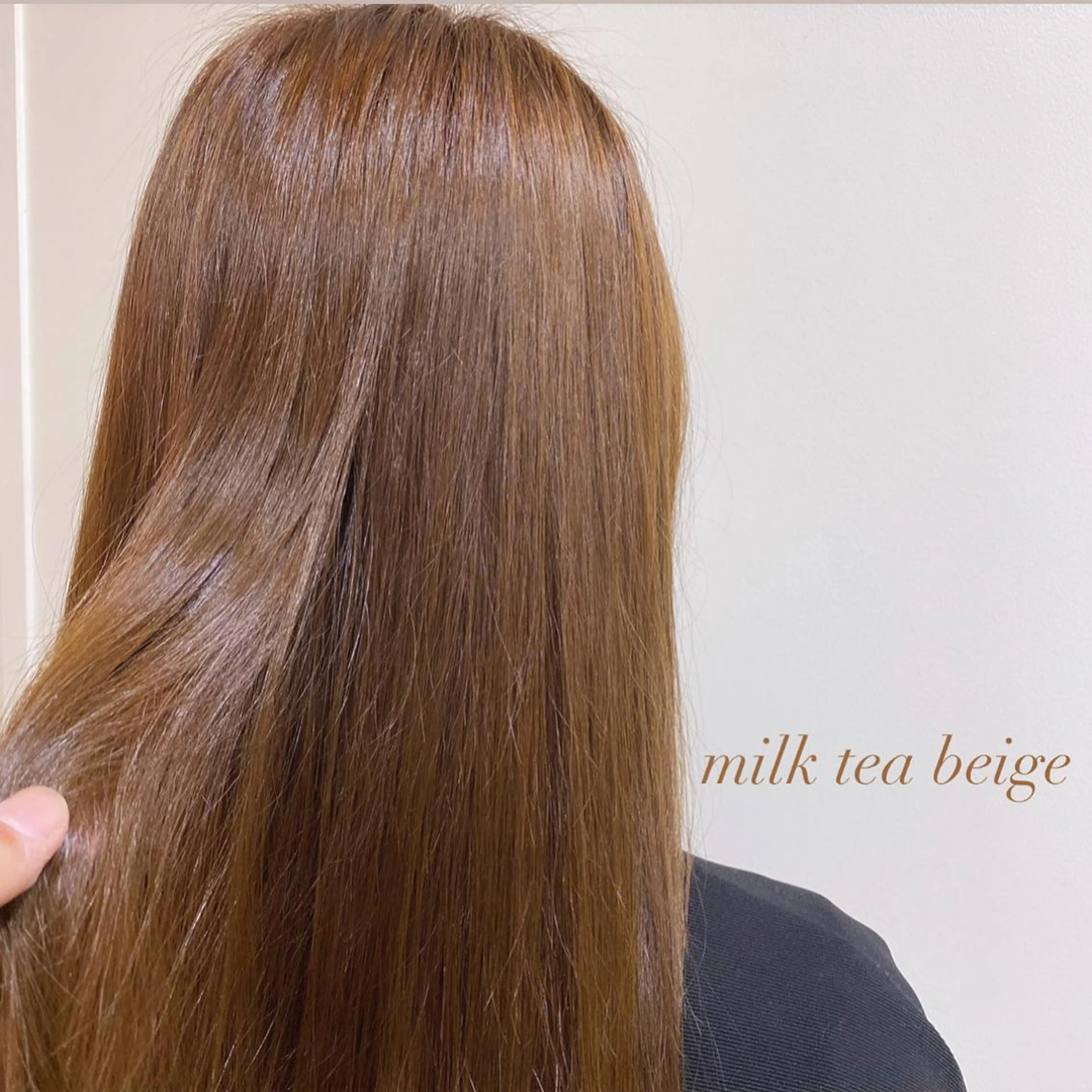 ロング カラー ベージュカラー ミルクティーベージュ JINKIメンズ特化 メンズカットパーマのヘアスタイル