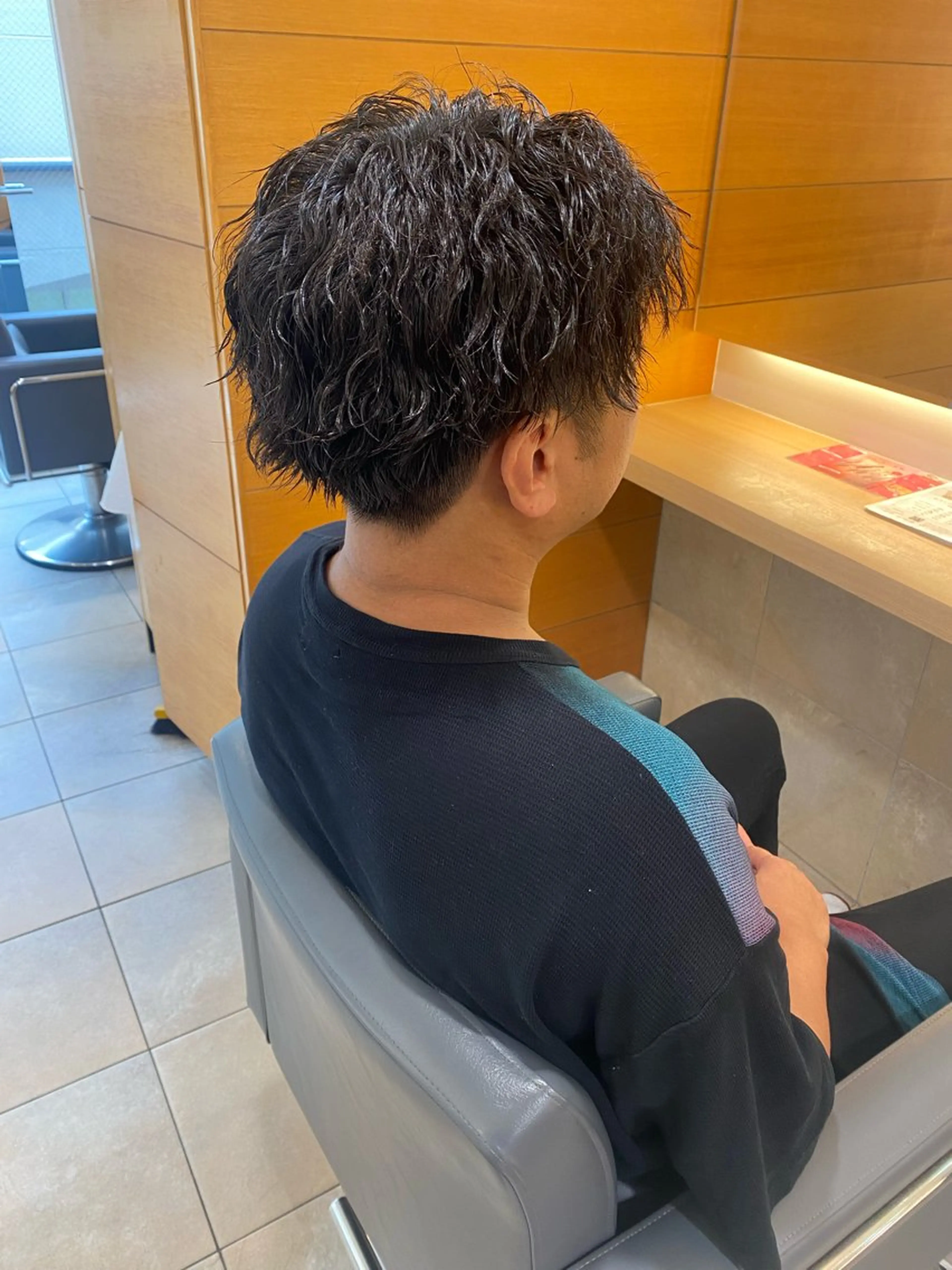 パーマ メンズ カット パーマ 谷川 あかりのヘアスタイル