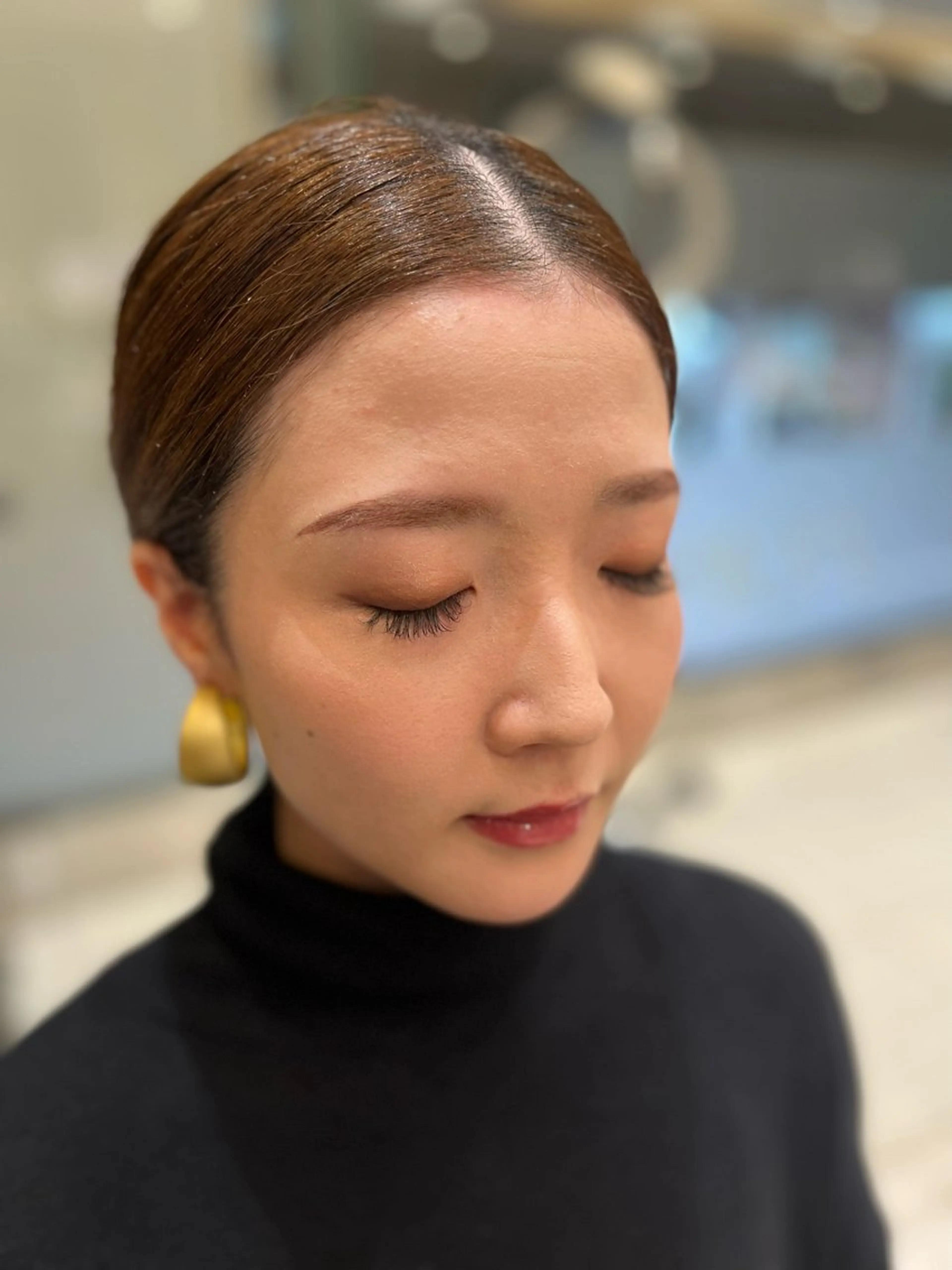 アイブロウ ヘアセット 伊藤 アユミのヘアスタイル