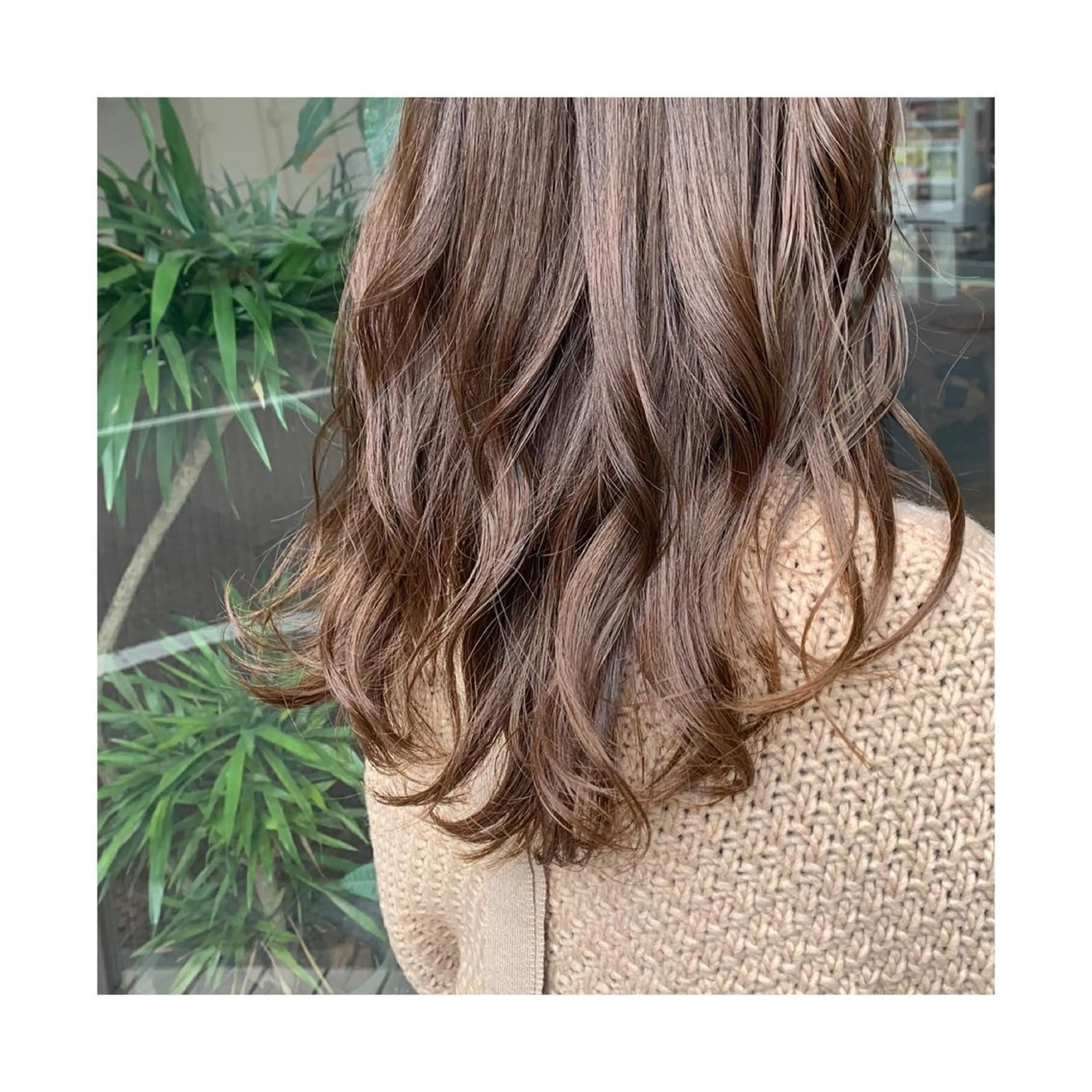 ミディアム カラー ベージュカラー ラテベージュ 竹内 康浩のヘアスタイル