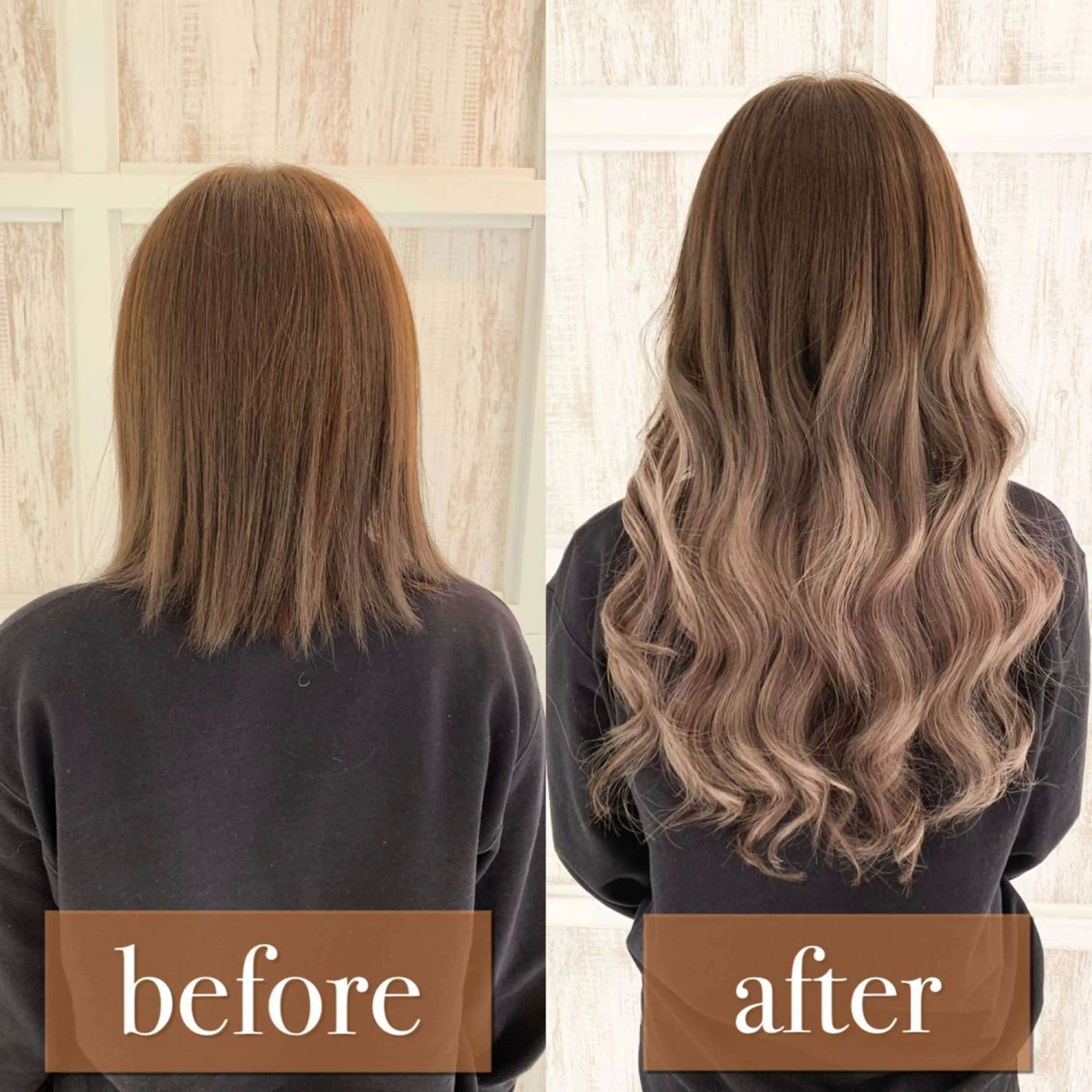 ロング カラー シールエクステ エクステ エクステ　ユノキ リョウタのヘアスタイル