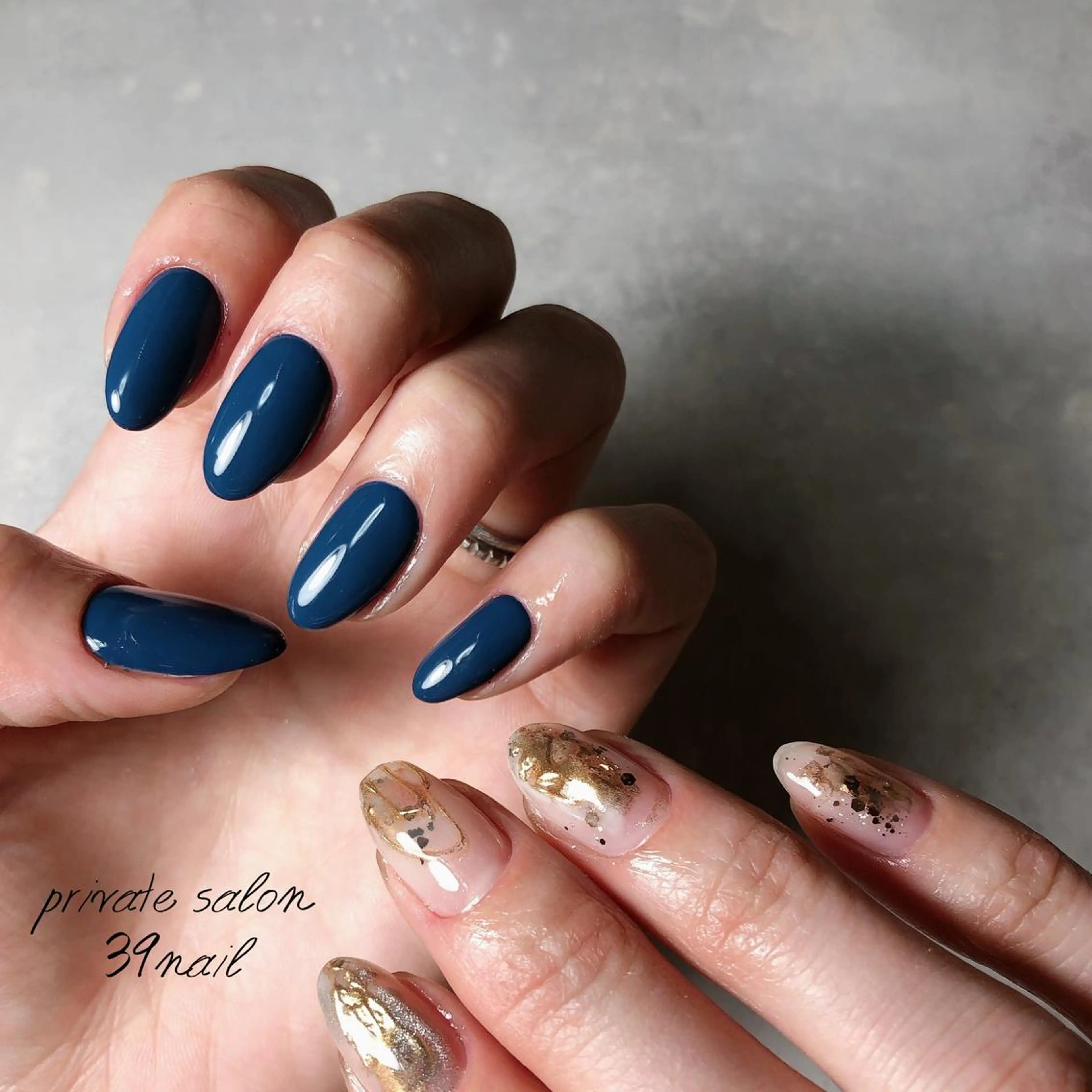 ミディアム ネイル ハンドネイル 京橋 【39nail】のネイルデザイン