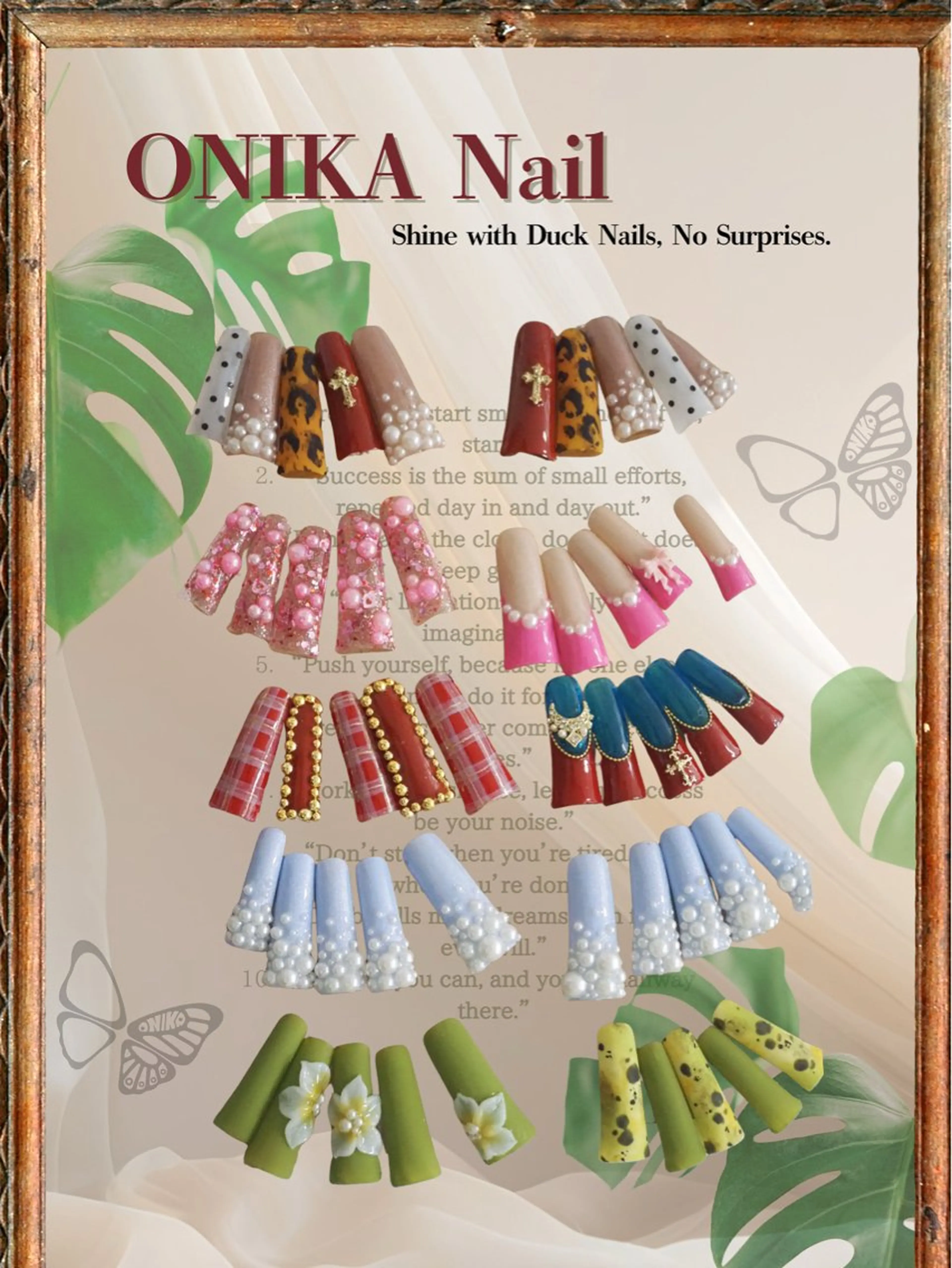 ネイル ハンドネイル ハンドケア ONIKA Nail 青山通り店所属・ONIKA Nail 表参道A4🦋2分のネイルデザイン