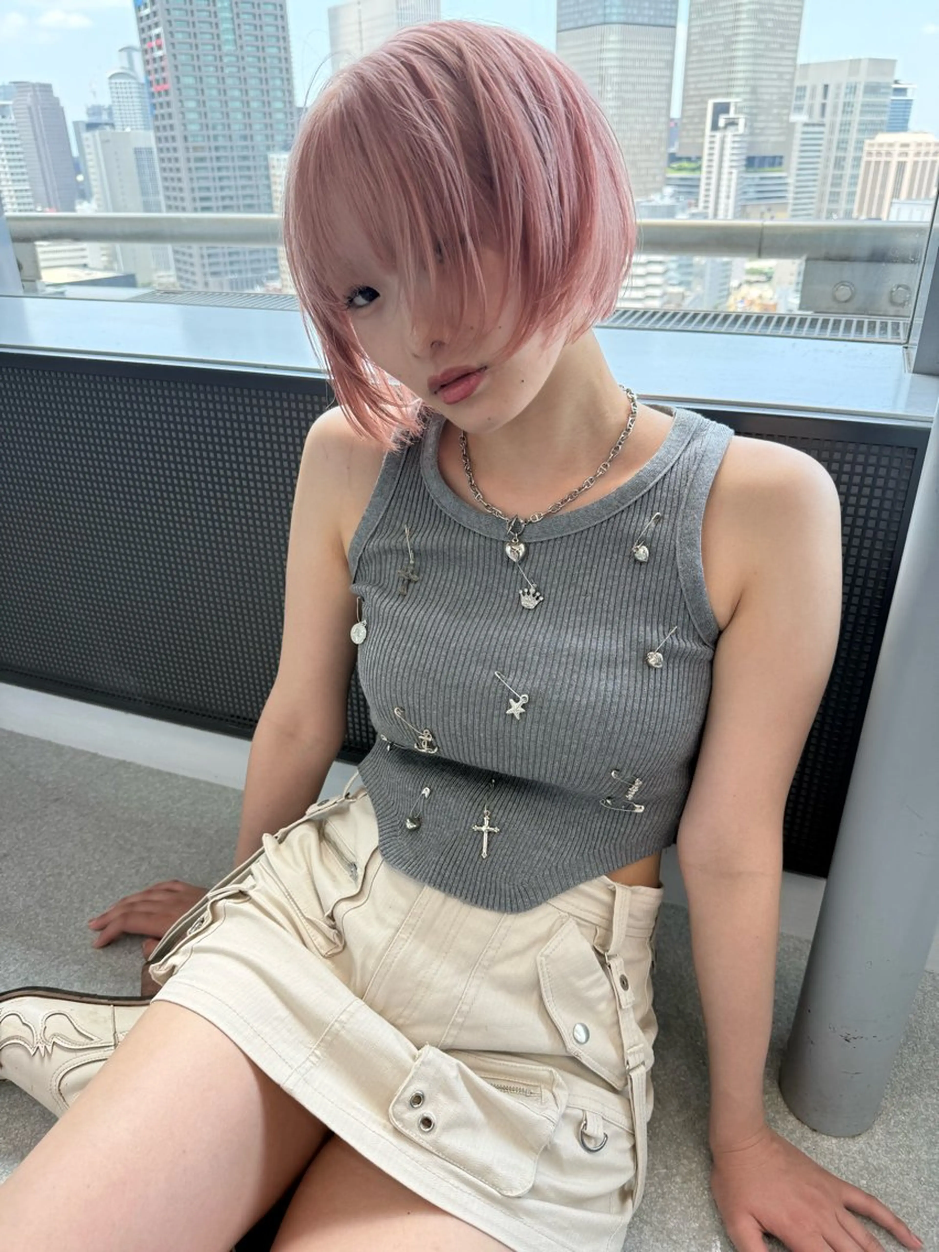 カラー 大阪梅田カラーモデル 募集中🦋sayaのヘアスタイル