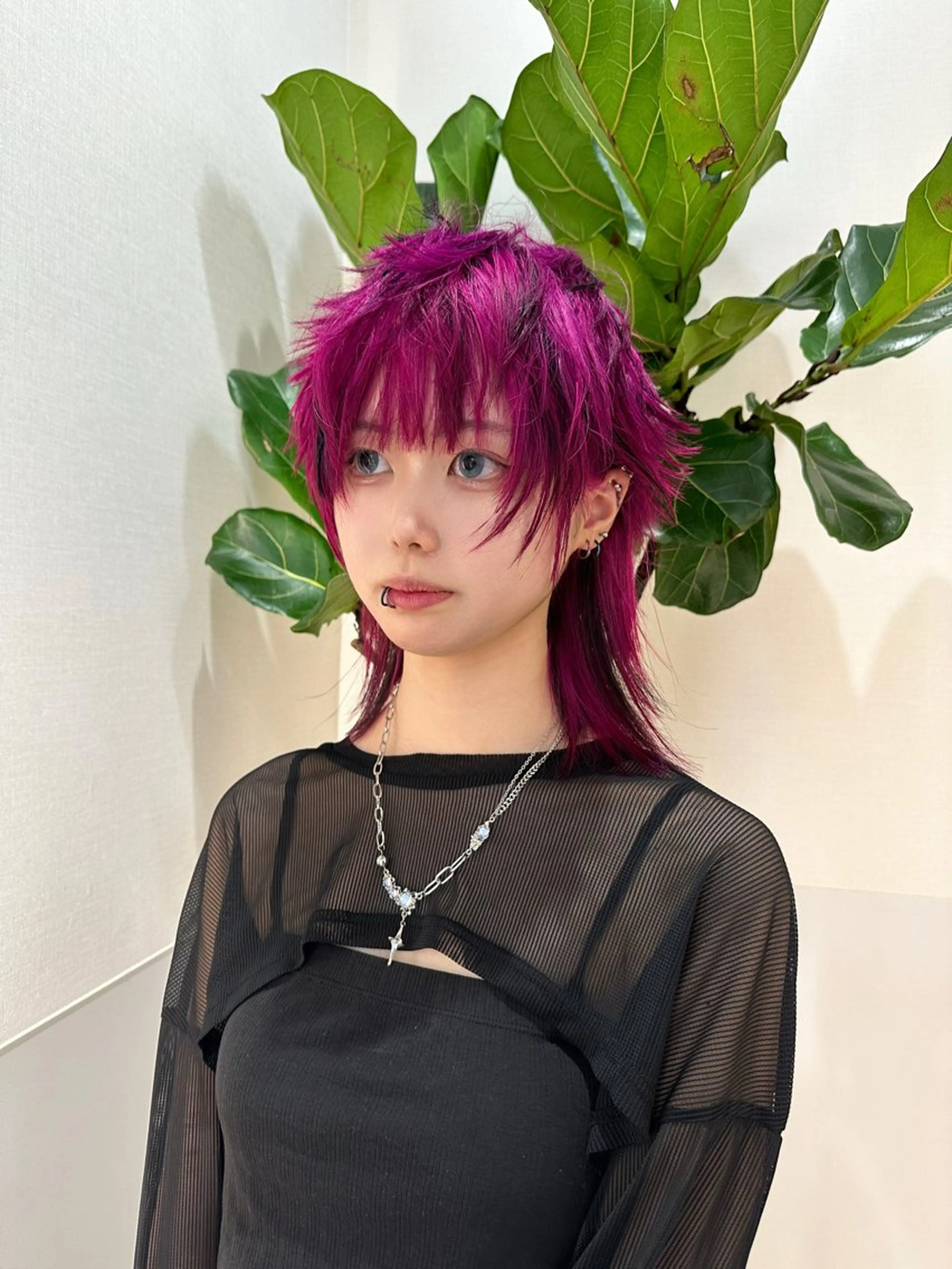 ミディアム カラー カット ヘアカラー トリートメント 🦋レイヤーカット ミドリカワ🦋のヘアスタイル