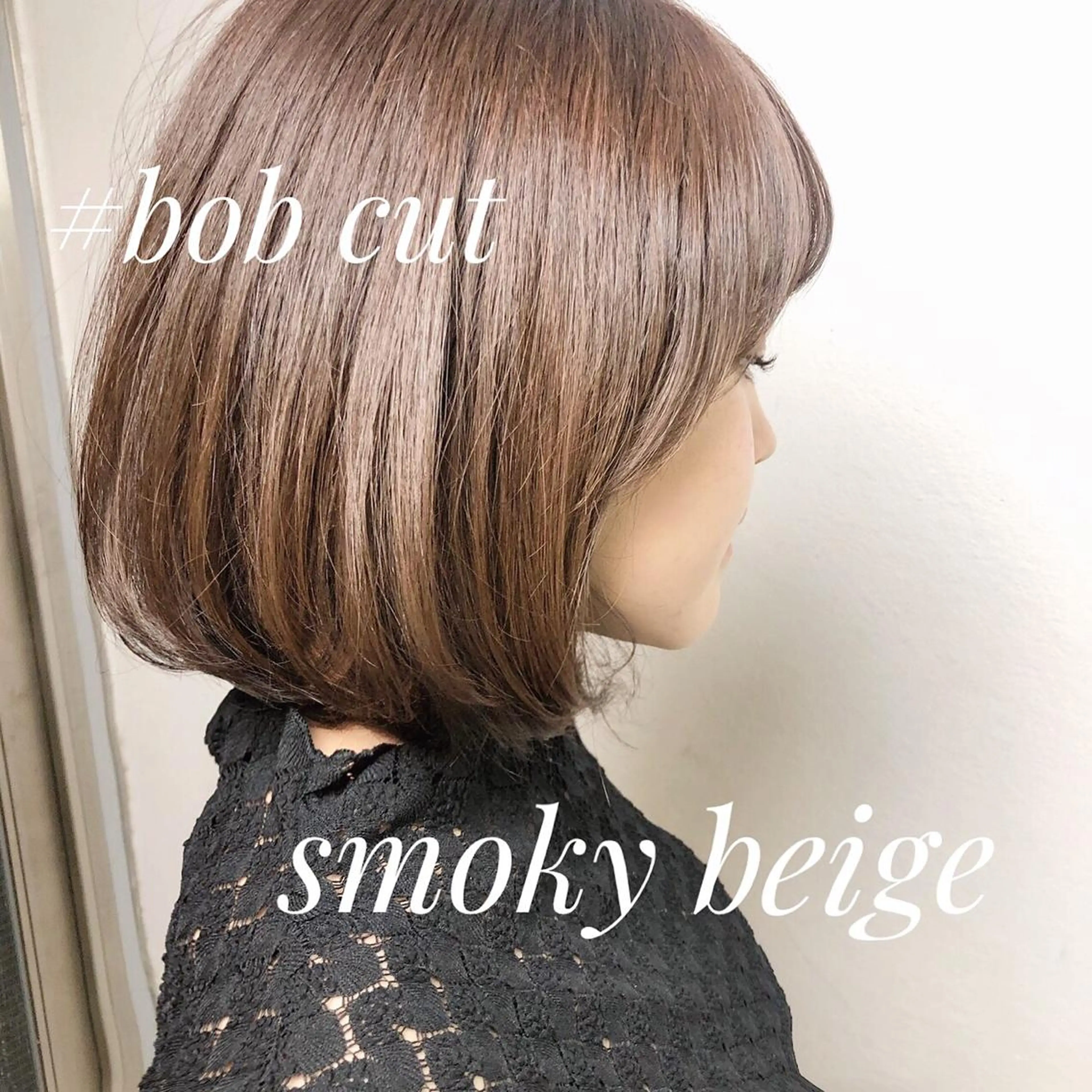 ミディアム ボブ ofhair所属・岩崎 仁美のヘアスタイル