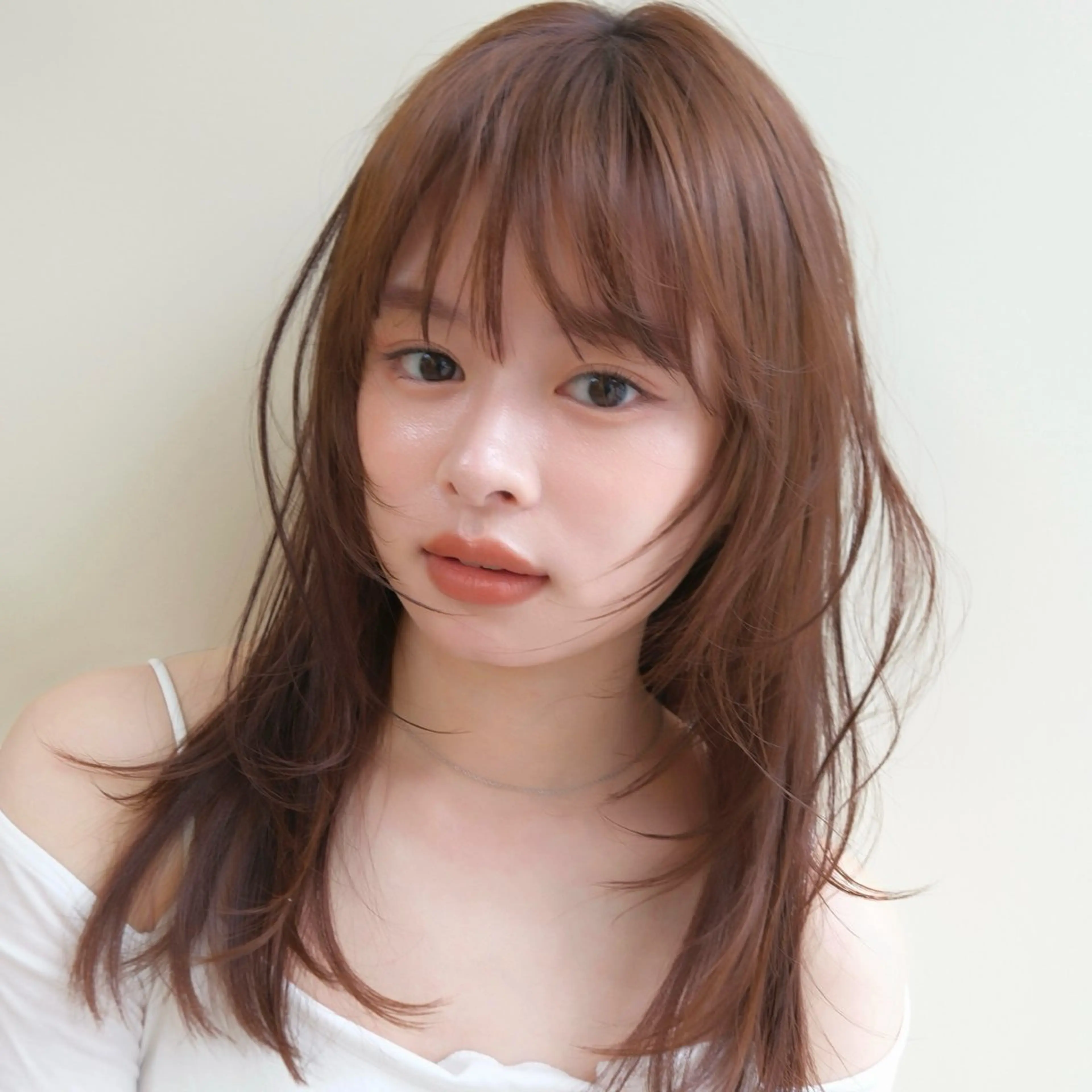 ロング レイヤーカット ロング 表参道/レイヤー/暖 色/Ｗカラー/小春のヘアスタイル