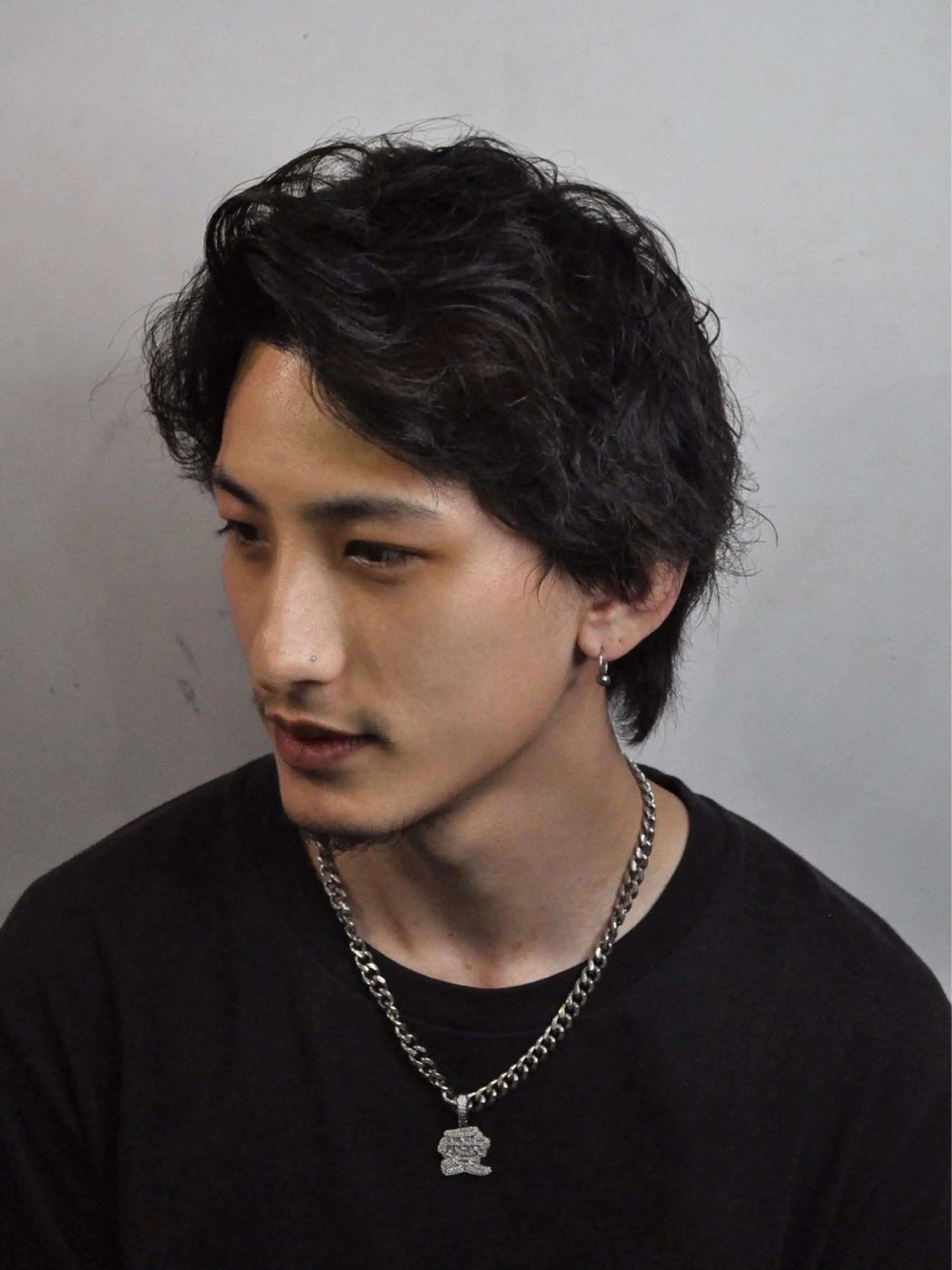 ミディアム パーマ メンズ EN所属・EN 長澤 友吾のヘアスタイル