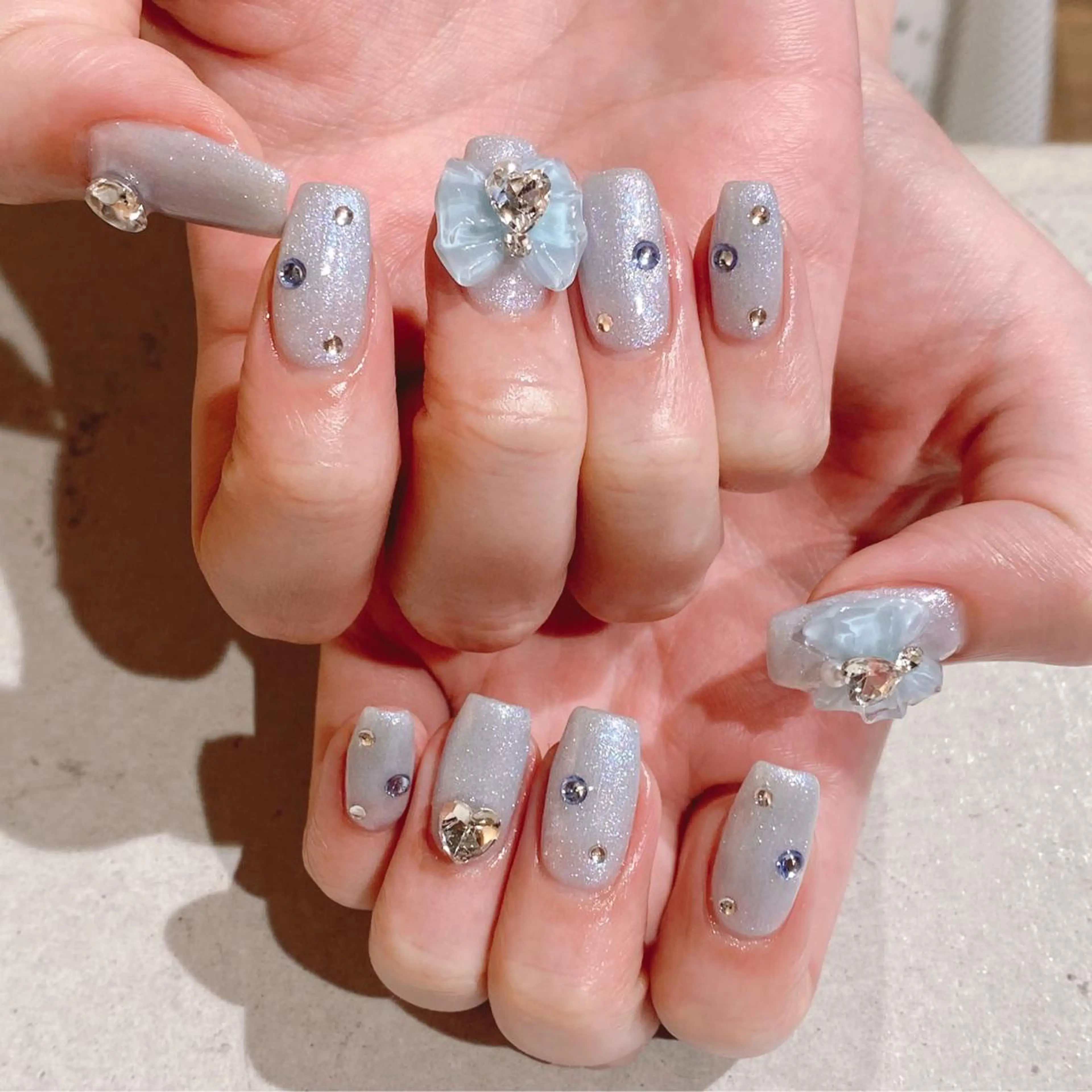 ネイル ハンドネイル Zir nail所属・zir nail💙 shikakuraのネイルデザイン