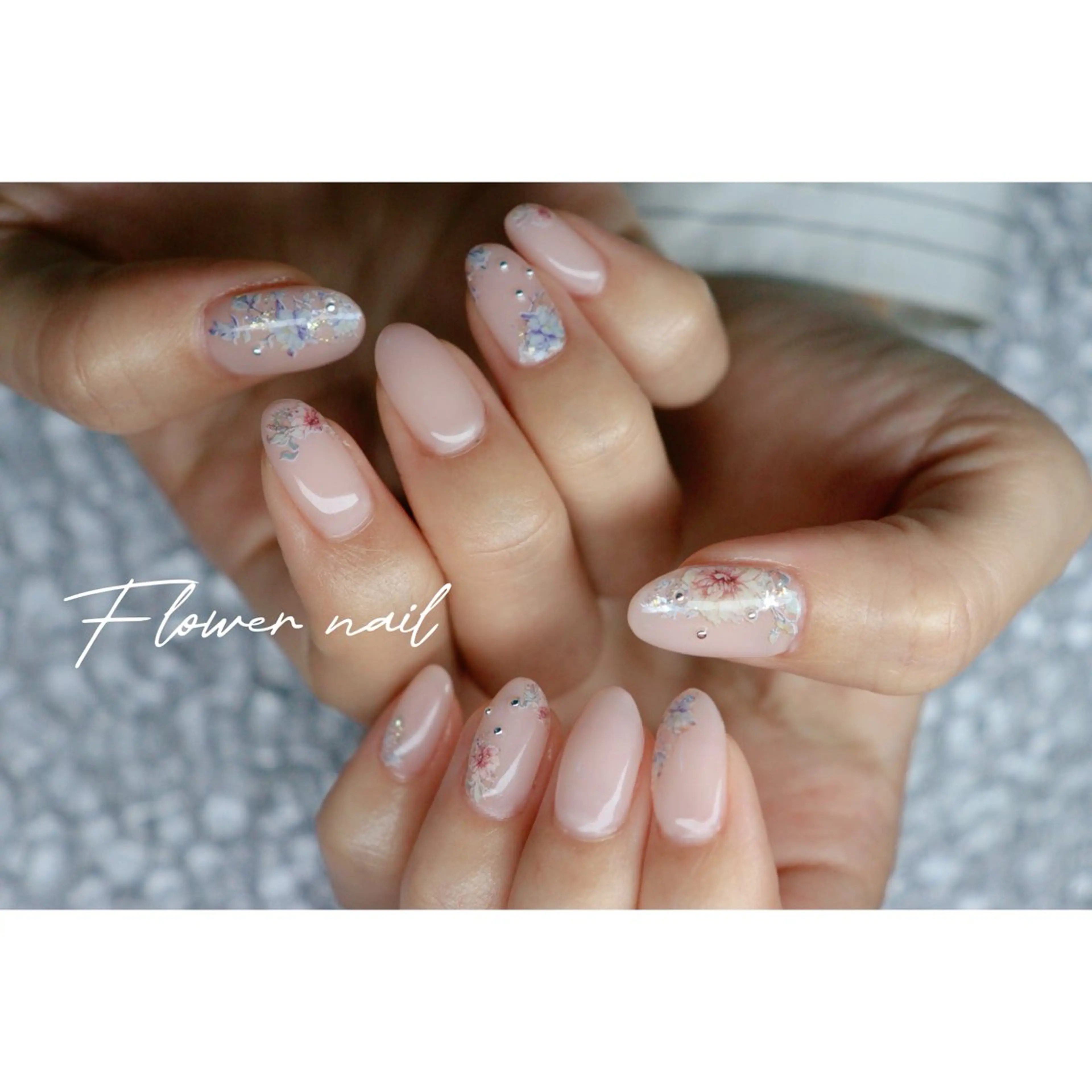ネイル フラワーネイル ハンドネイル mapple nailのネイルデザイン